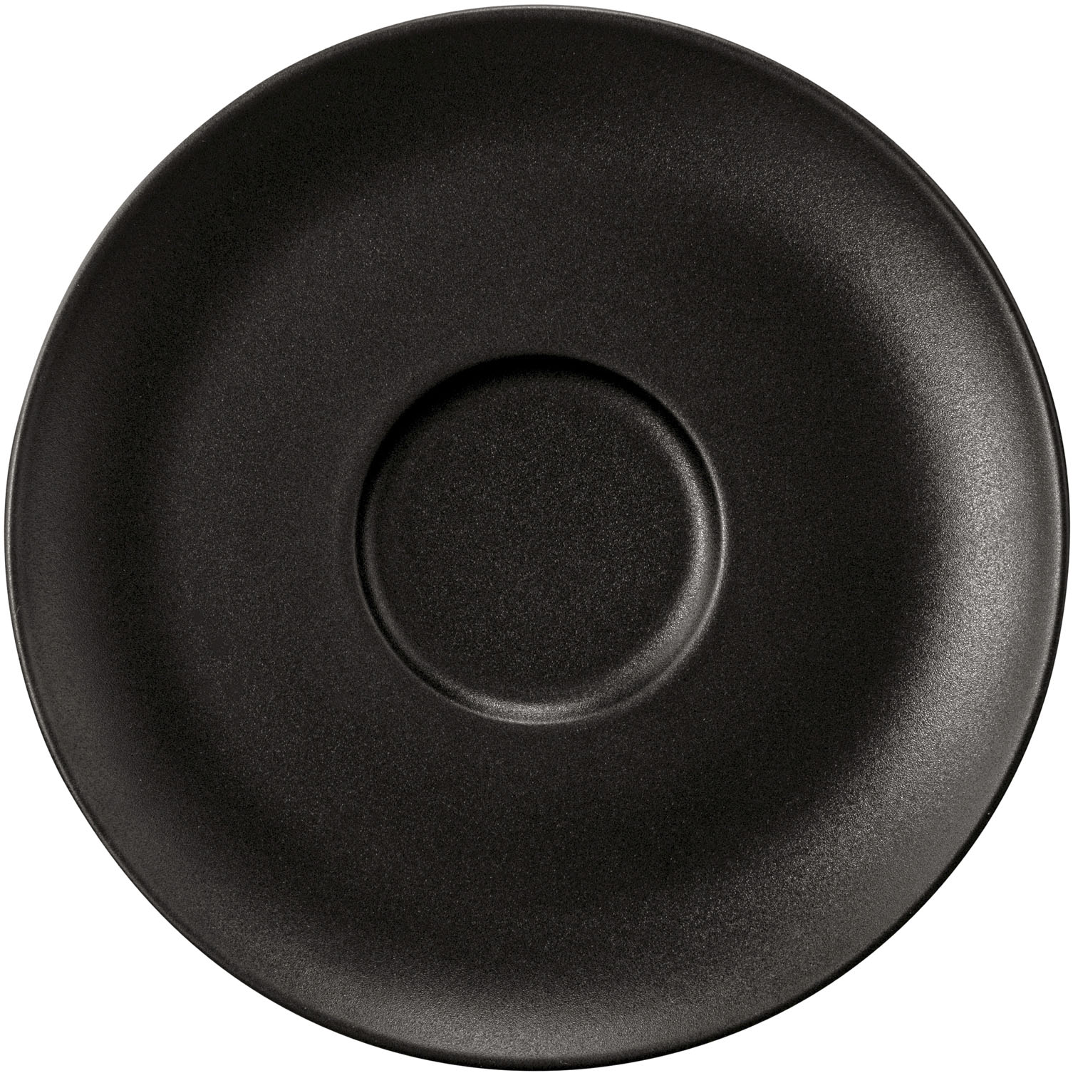 Seltmann Weiden Untertasse "Liberty - Velvet Black" Kombi-Untertasse groß 16,5 cm