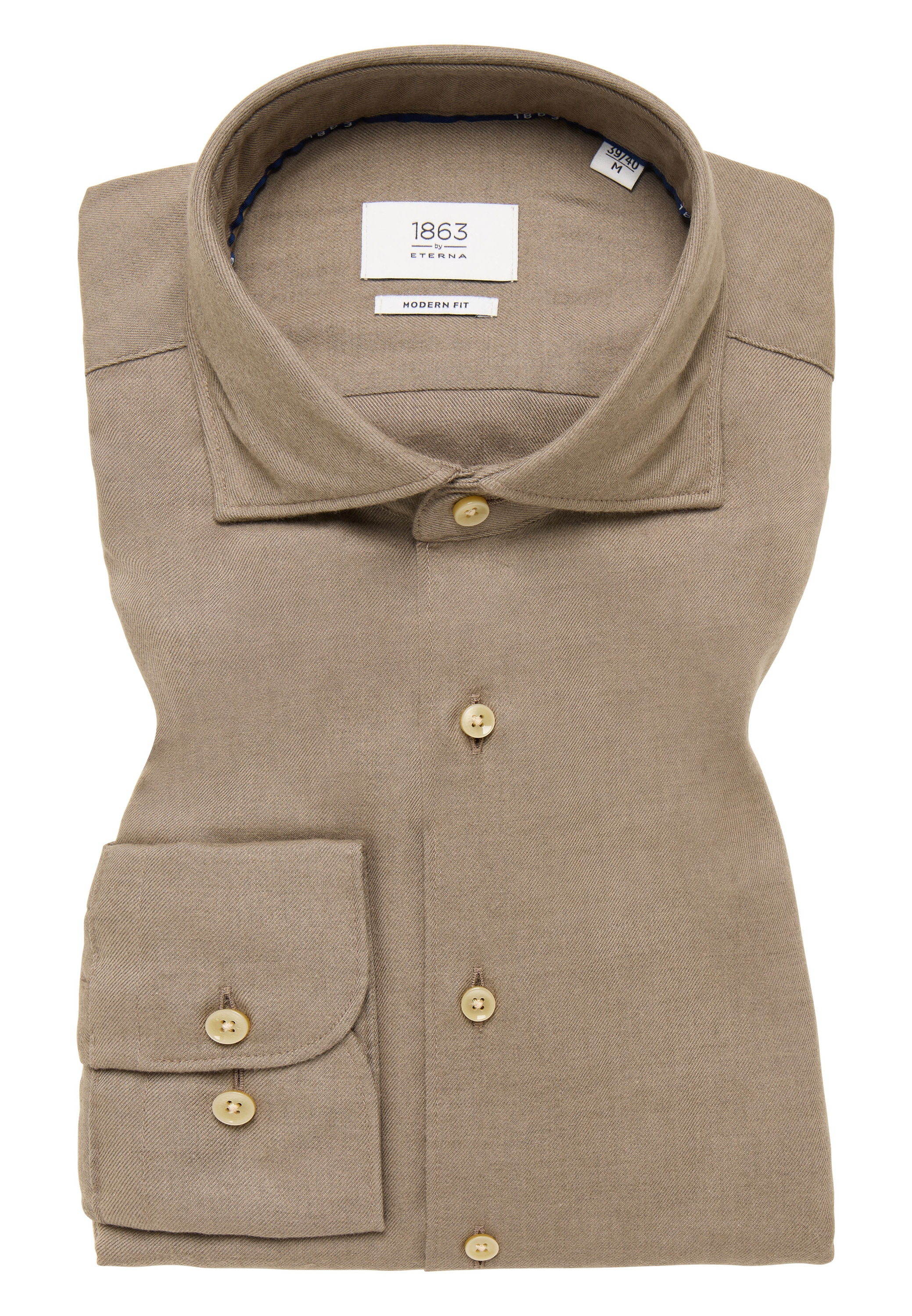 Eterna Langarmhemd »MODERN FIT«, EASY IRON (bügelleicht)