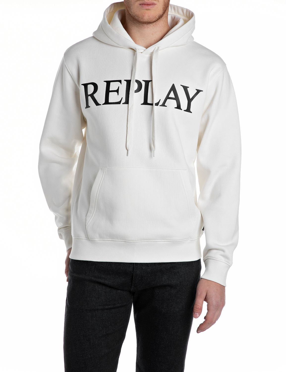 Replay Kapuzensweatshirt, mit großem Markenprint vorn günstig online kaufen