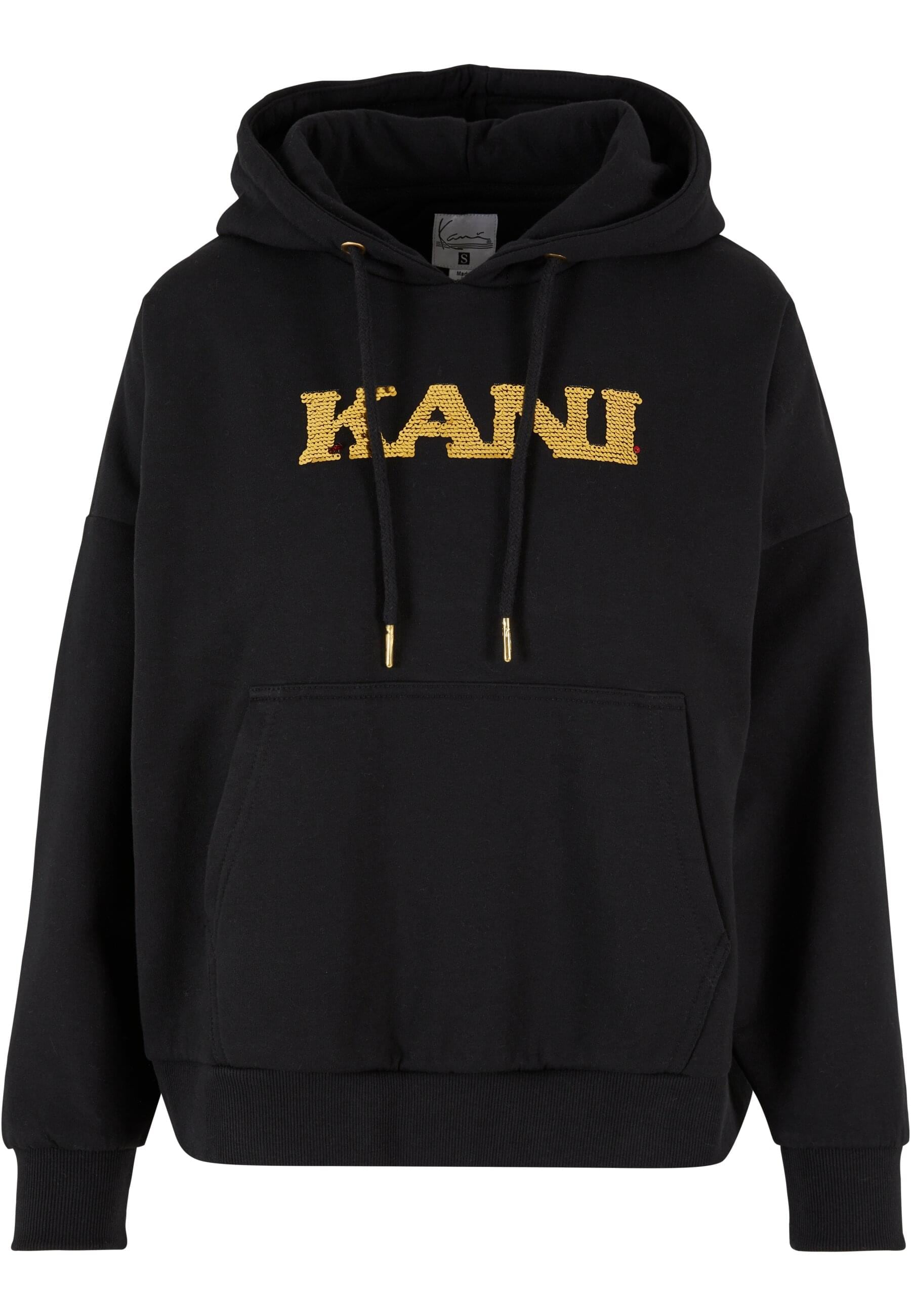 Karl Kani Hoodie "Karl Kani Damen KW213-059-1 Retro Sequins OS Hoodie black günstig online kaufen