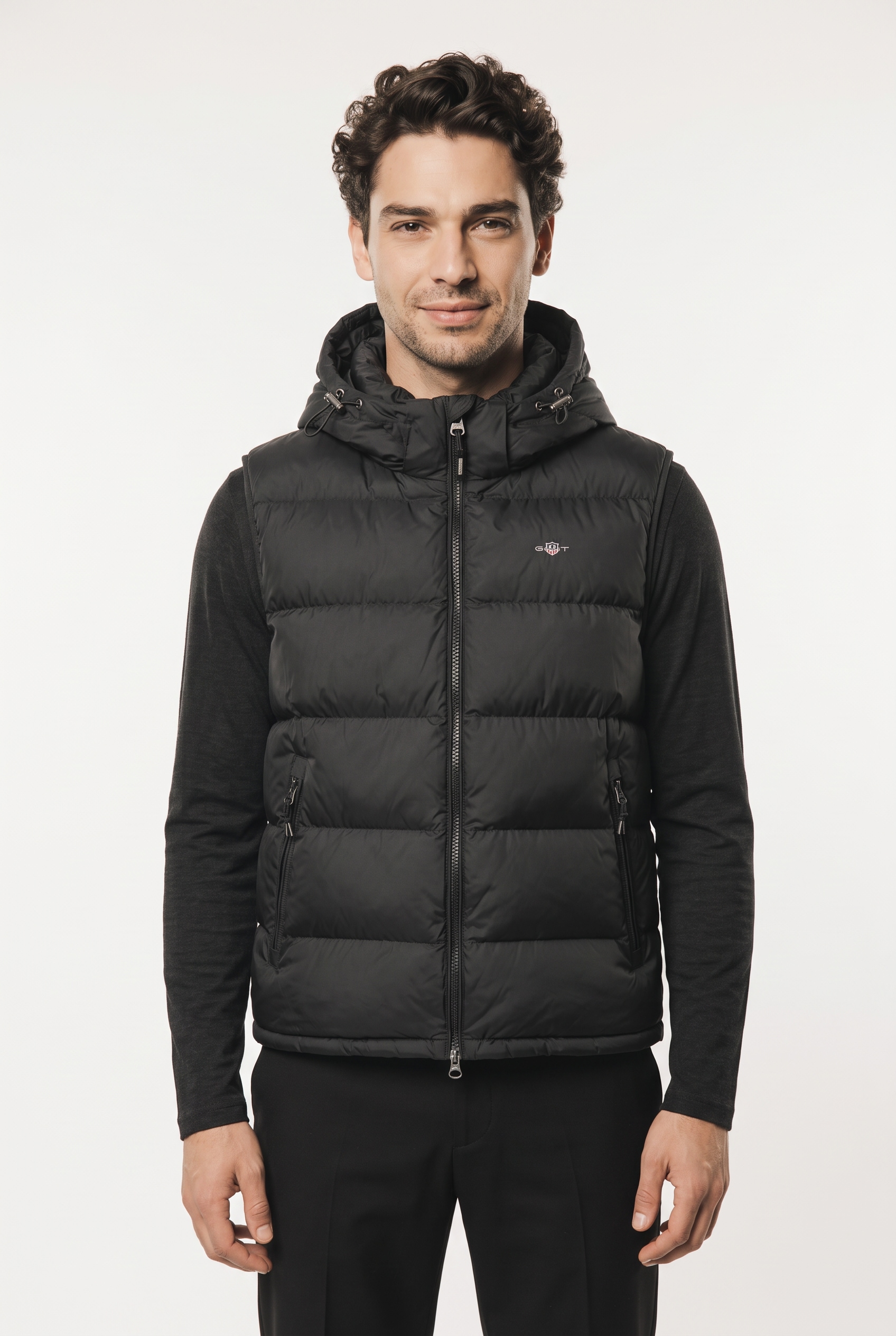 Gant Steppweste »ACTIVE CLOUD VEST« 2-Wege-Reißverschluss