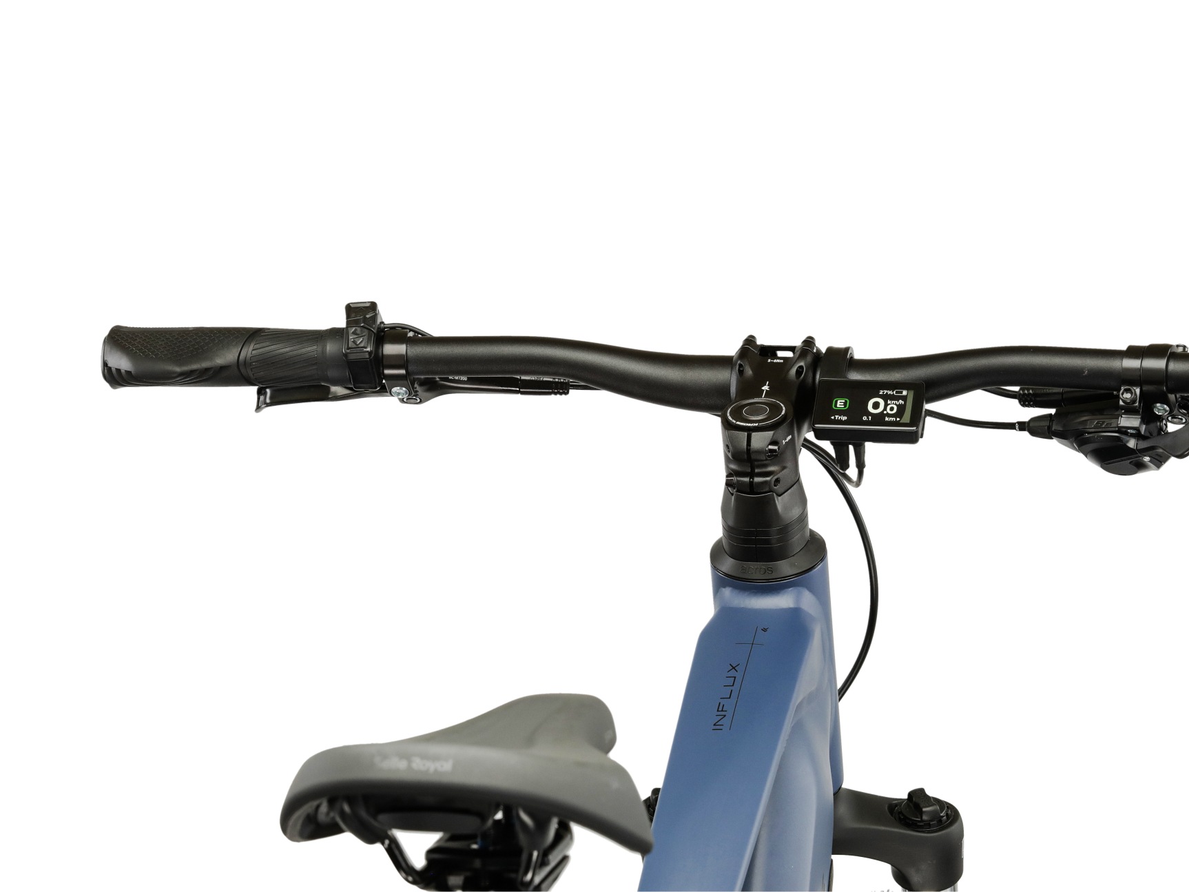 Kross »Influx Hybrid 1.0 20Ah/720Wh 29 Zoll blau 9 Gänge 2026« 9 Gang Shimano CUES U4000 Schaltwerk Kettenschaltung Mittelmotor 250 W