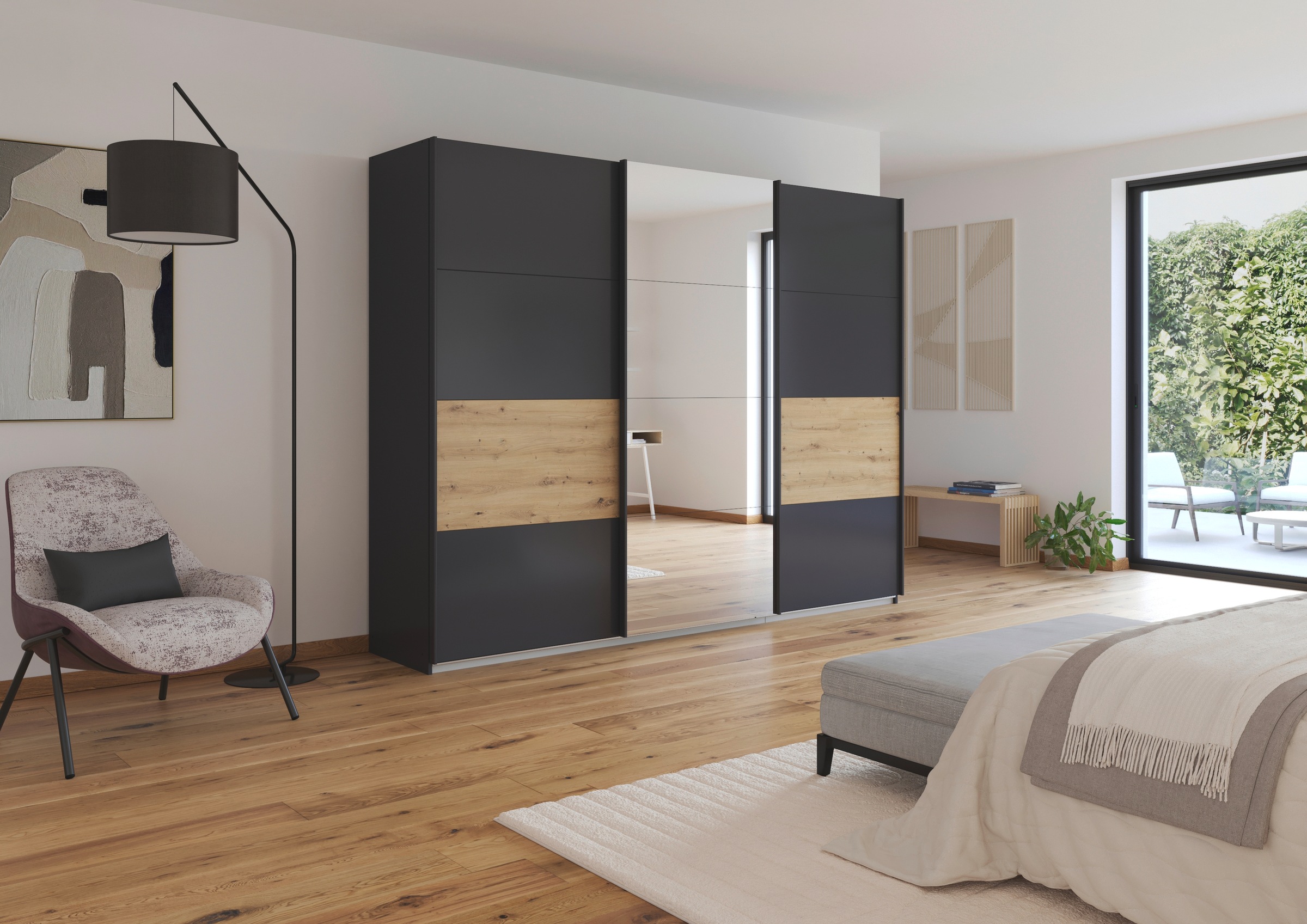 rauch Schwebetürenschrank "Kleiderschrank Schrank Garderobe Ankleide Schlaf günstig online kaufen