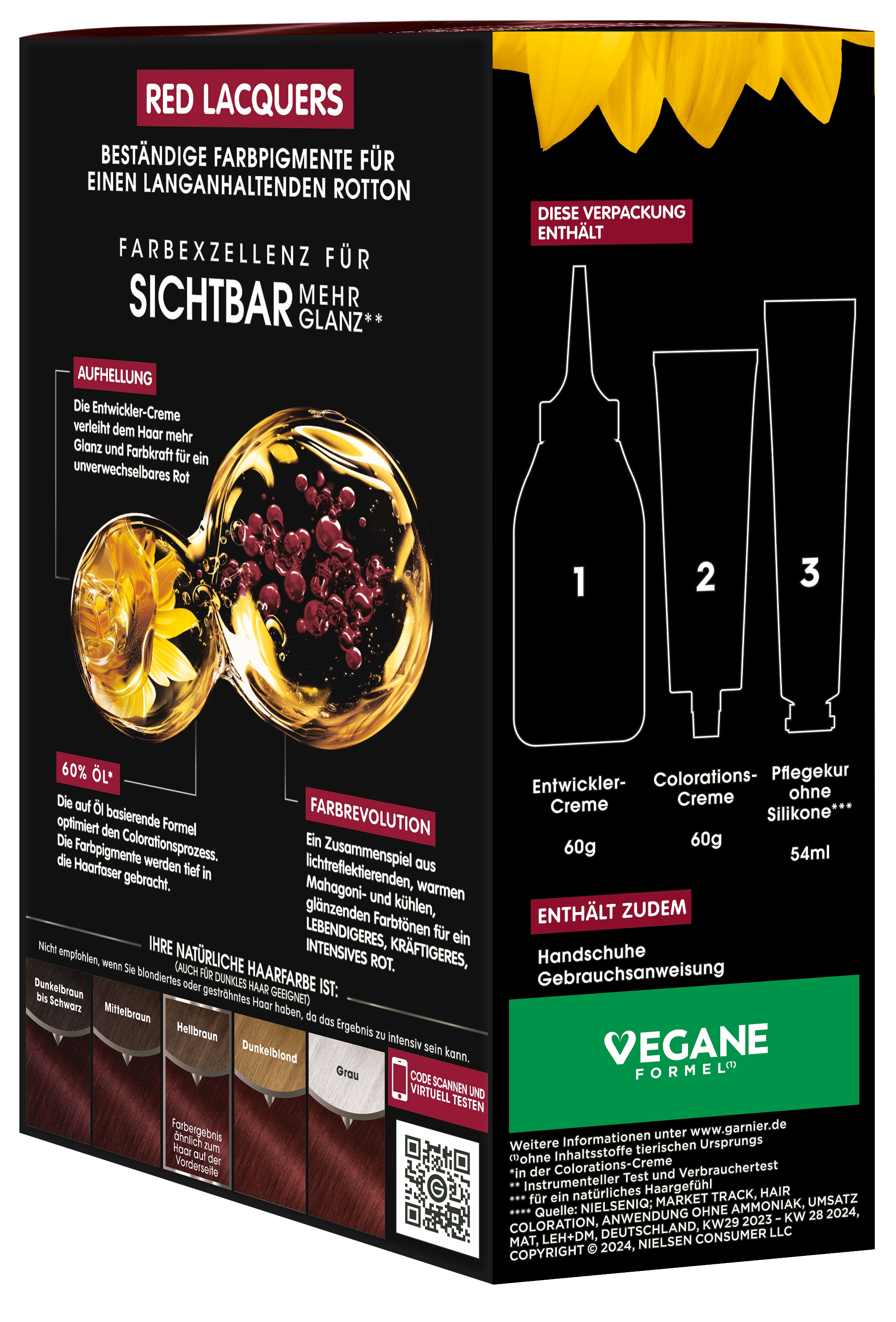 GARNIER Coloration »GARNIER OLIA« ammoniakfreie Formulierung, Creme-Textur, für alle Haartypen geeignet