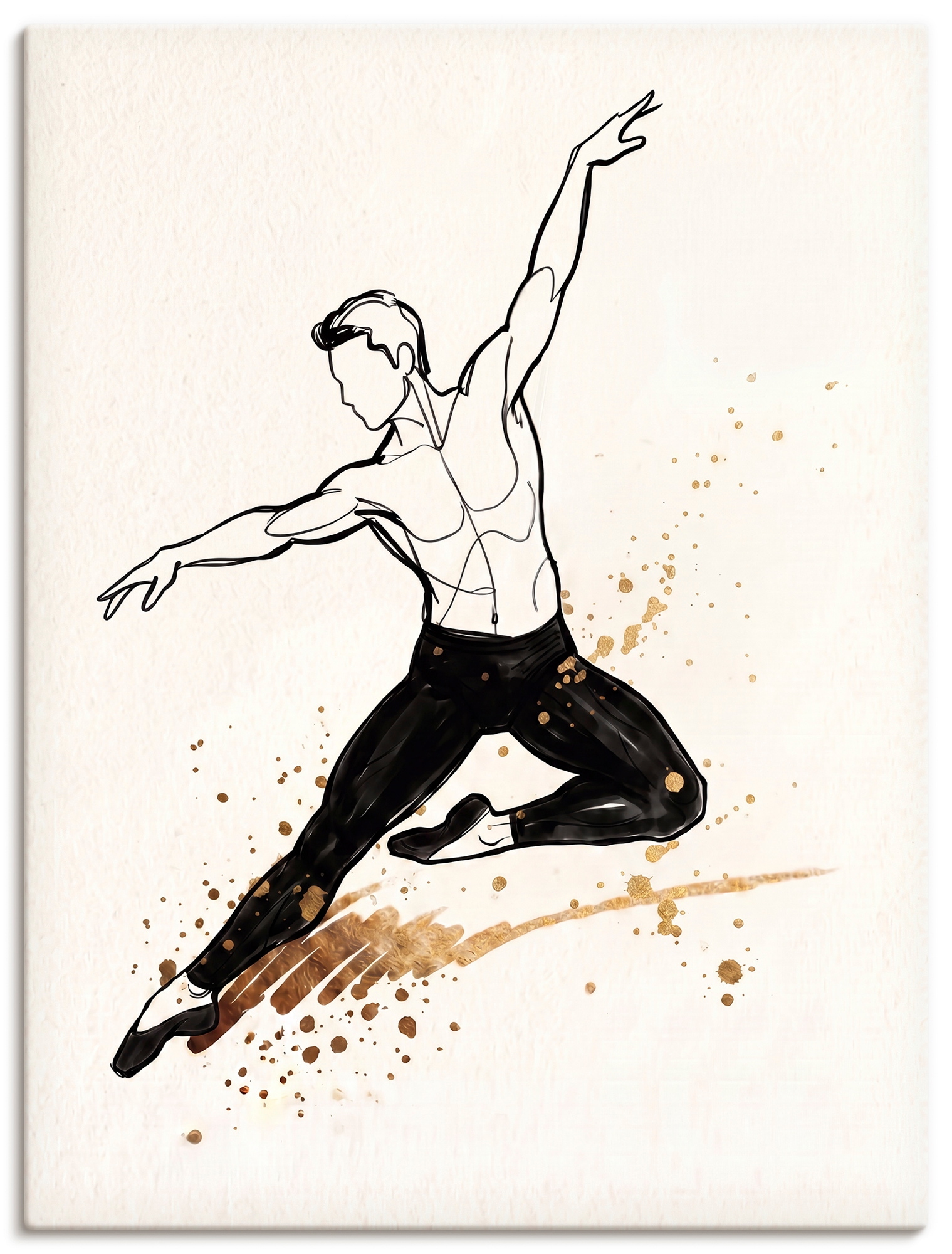 OTTO home Wandbild "Ballet III" Tanz 1 Stk. tlg. als Poster oder Leinwandbild in versch. Größen