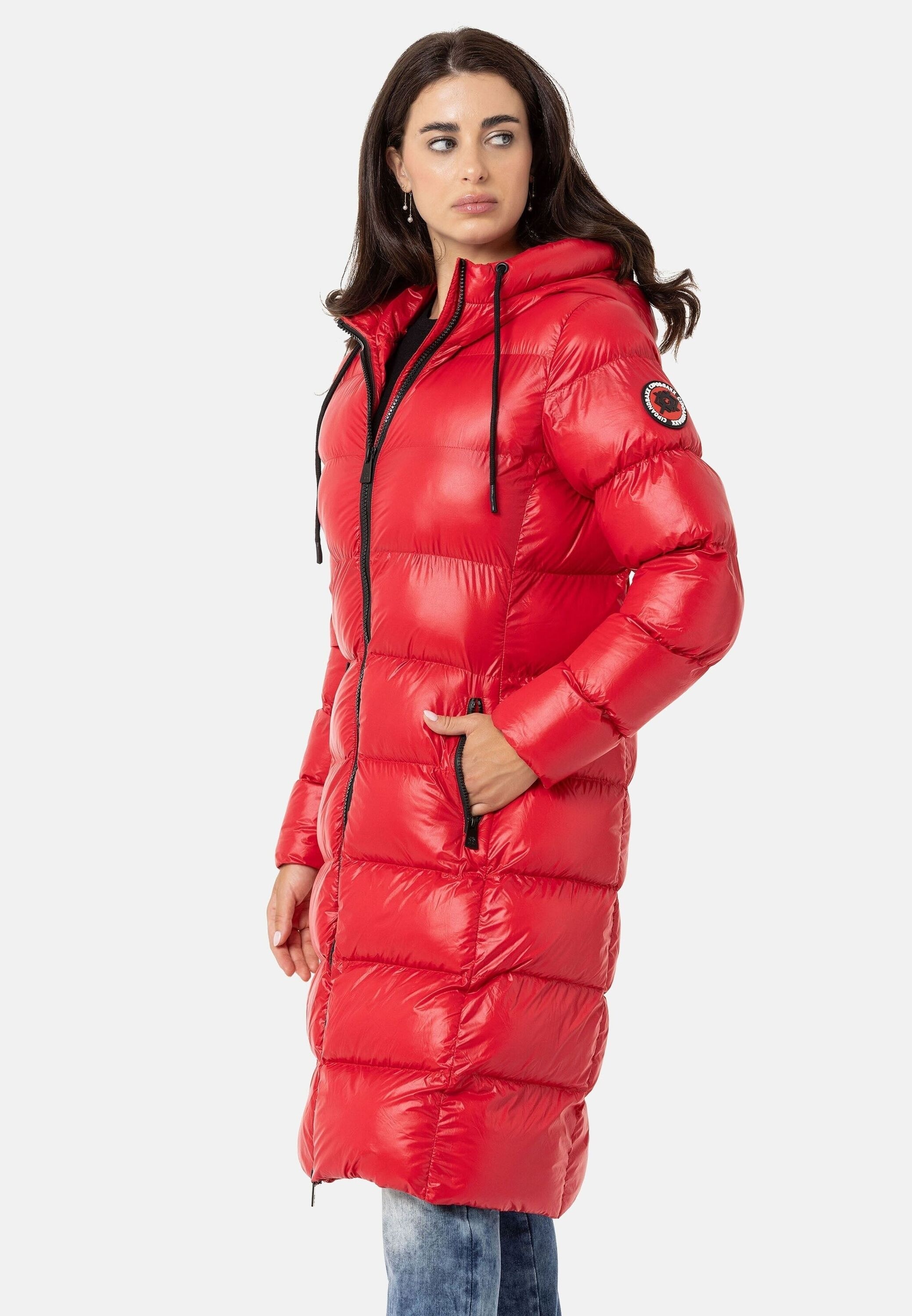 Cipo & Baxx Winterjacke »Jacken«, mit Kapuze, im Eleganten Design, WM137