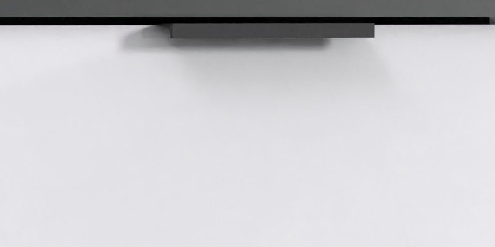 Wimex Kommode »level36 D by fresh to go«, 1-türig mit soft-close Funktion, lackierte Front, schwarze Griffe