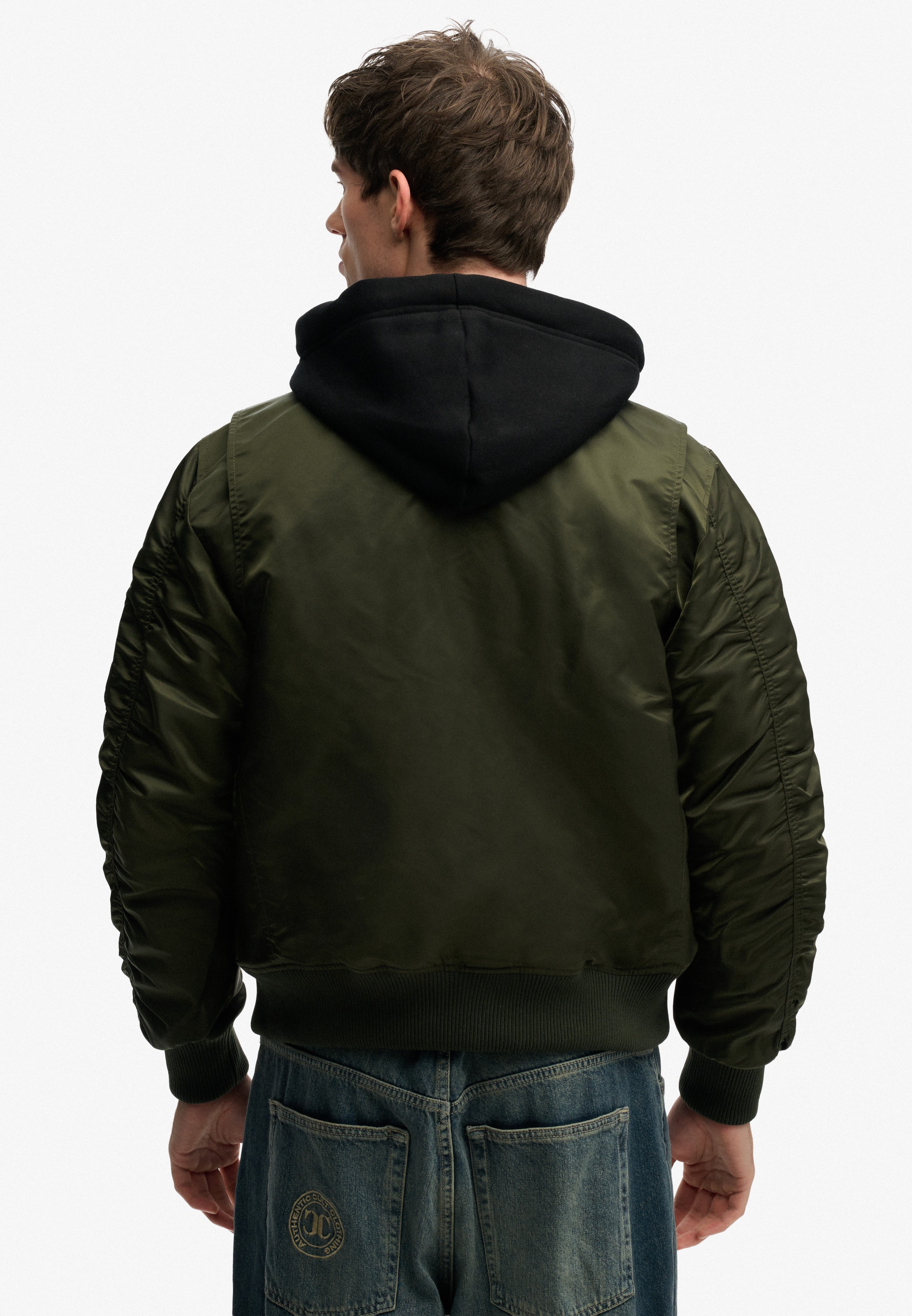 Superdry Parka »HOODED MA1 BOMBER JKT« mit Kapuze
