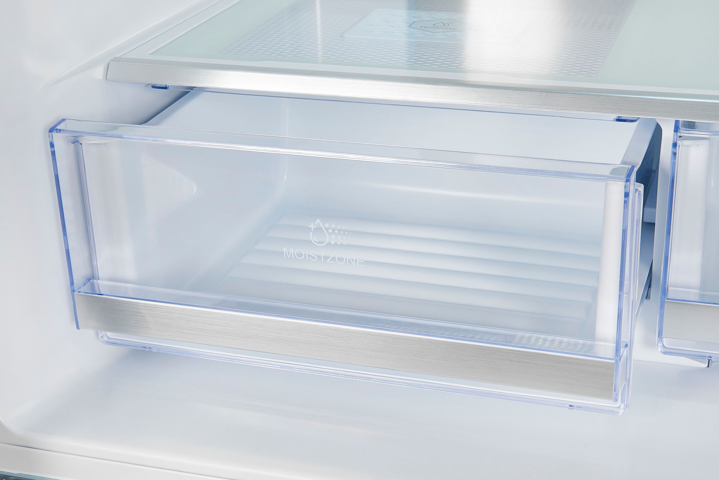 exquisit Multi Door »MD430-100-WS-200E inoxlook«, 432 L Volumen, Total NoFrost, Schnellgefrieren, 4 Sterne