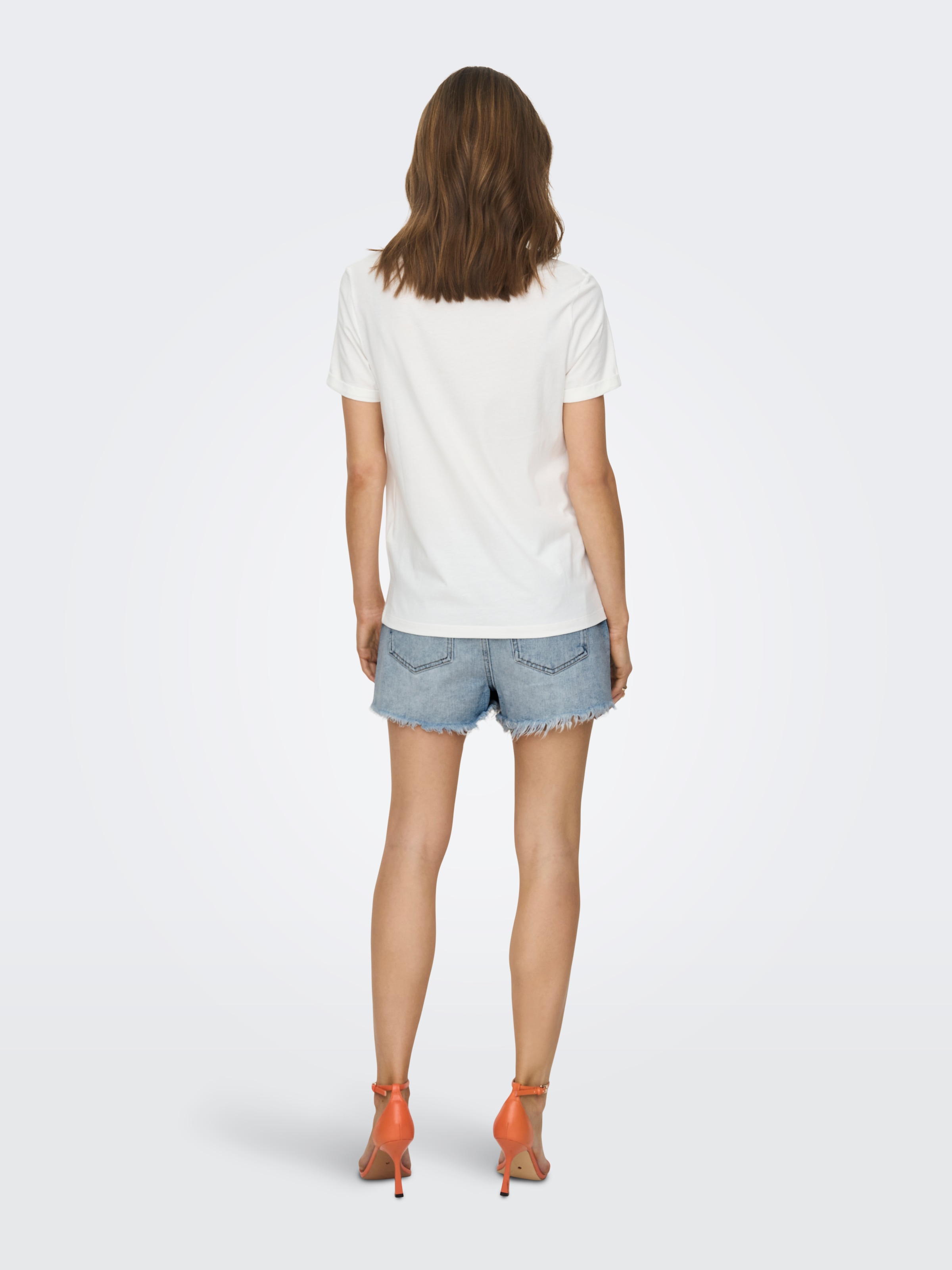 ONLY Jeanshotpants »ONLPACY HW DNM SHORTS NOOS« mit Destroyed Effekt