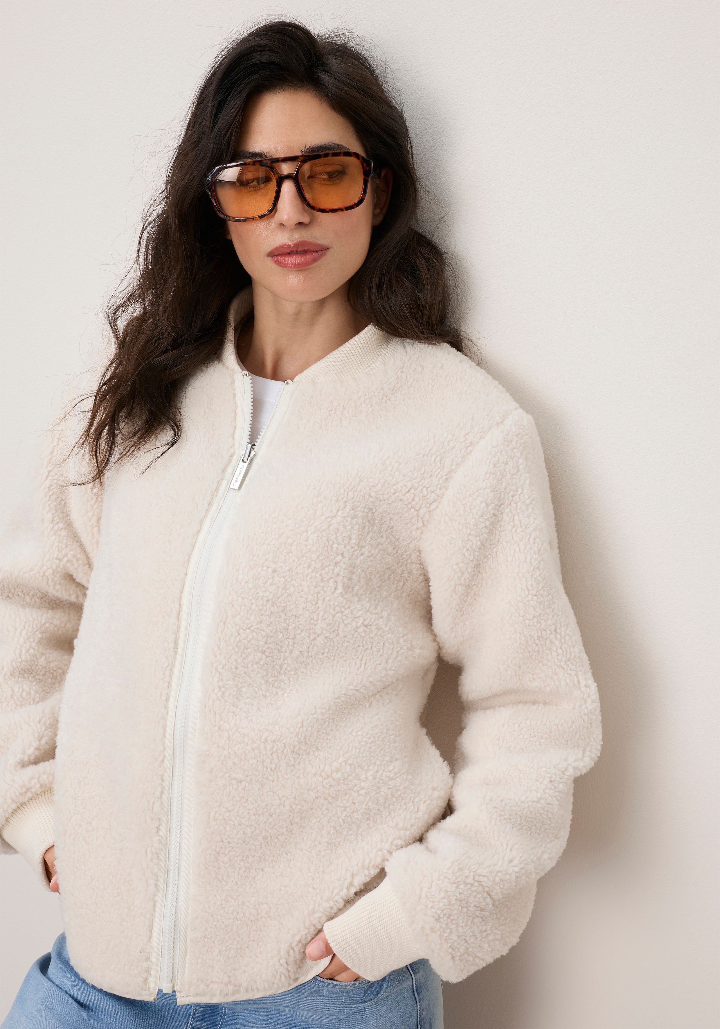 Tamaris Wendejacke 2- in- 1 Jacke mit Teddyfleece und Steppjacke Übergangsjacke
