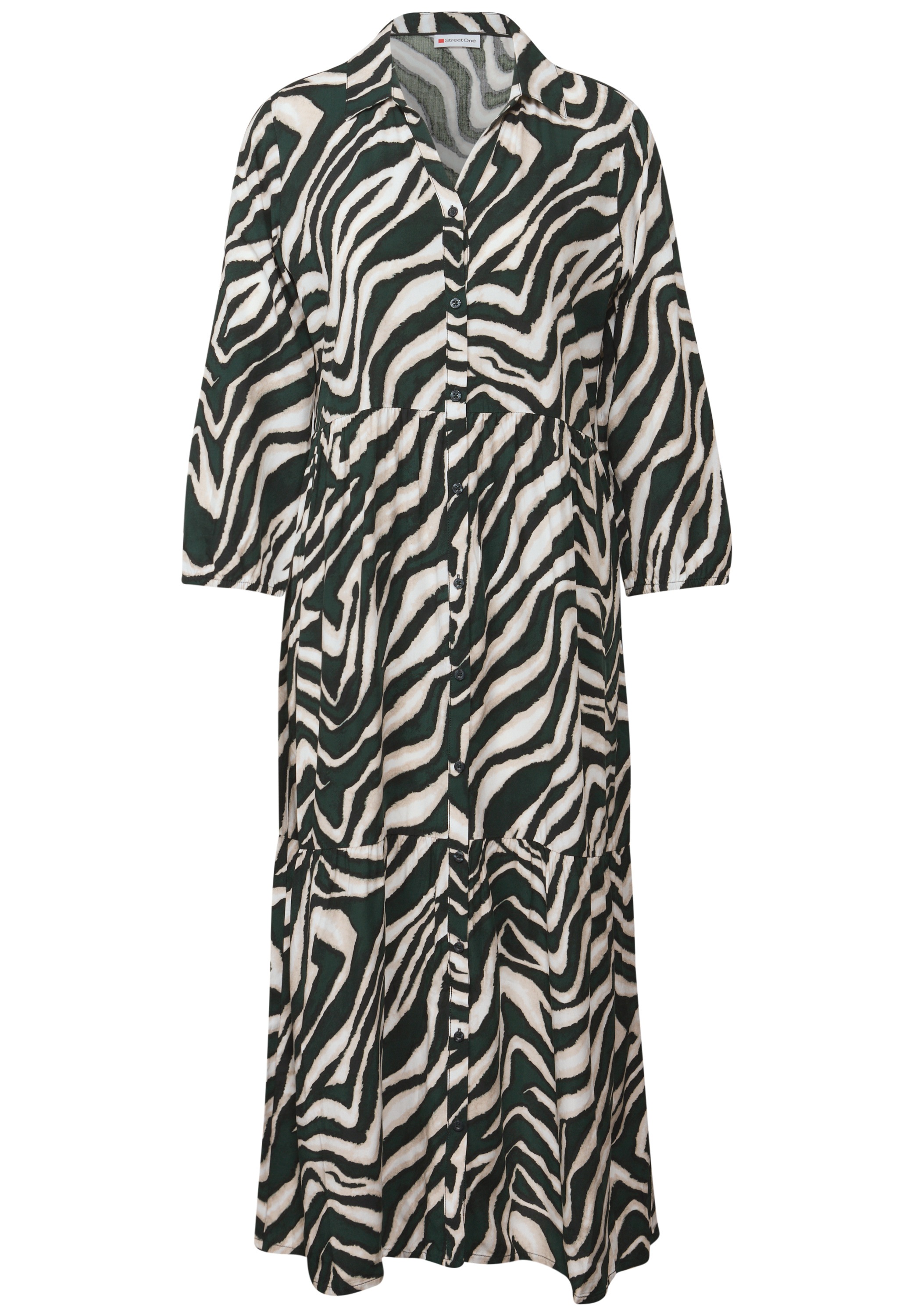 Thumbnail - STREET ONE Midikleid Ohne Taschen mit Knopfleiste