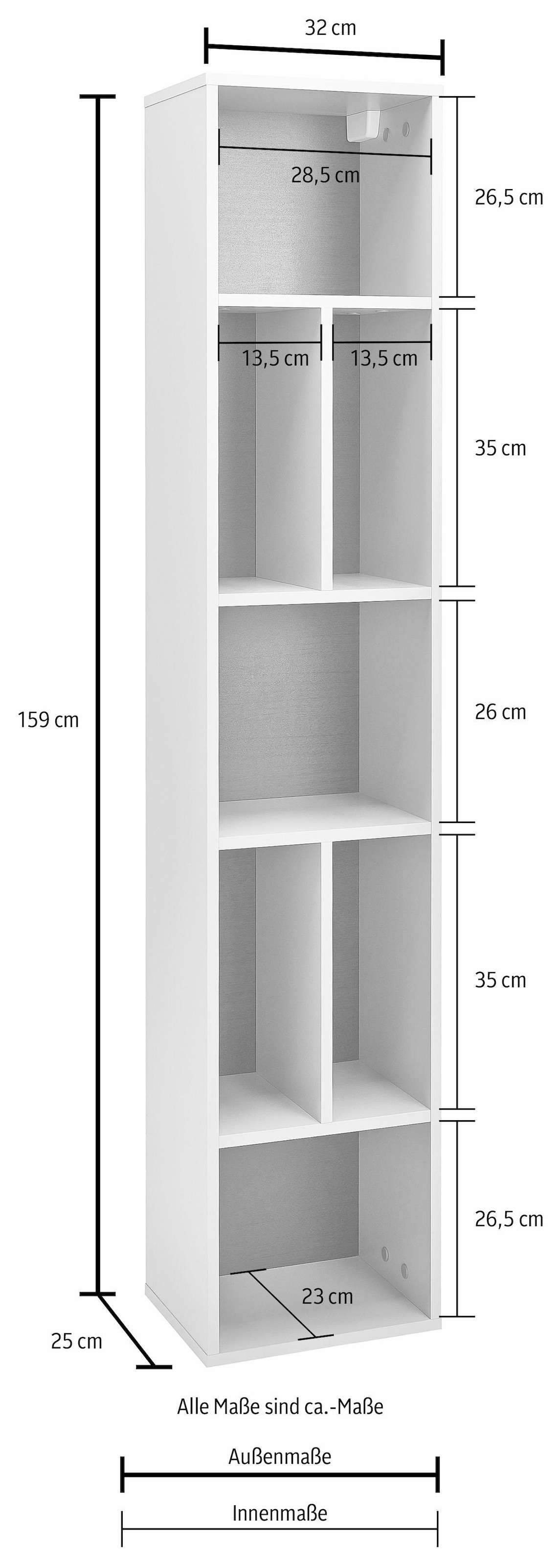 INOSIGN Hängeregal »Toledo«, Höhe 159 cm