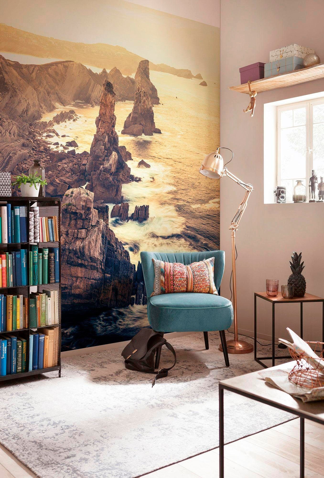 Komar Vliestapete »Digitaldruck Vlies -  Pillar Parade - Größe 200 x 250 cm« bedruckt glatt Wohnzimmer, Schlafzimmer