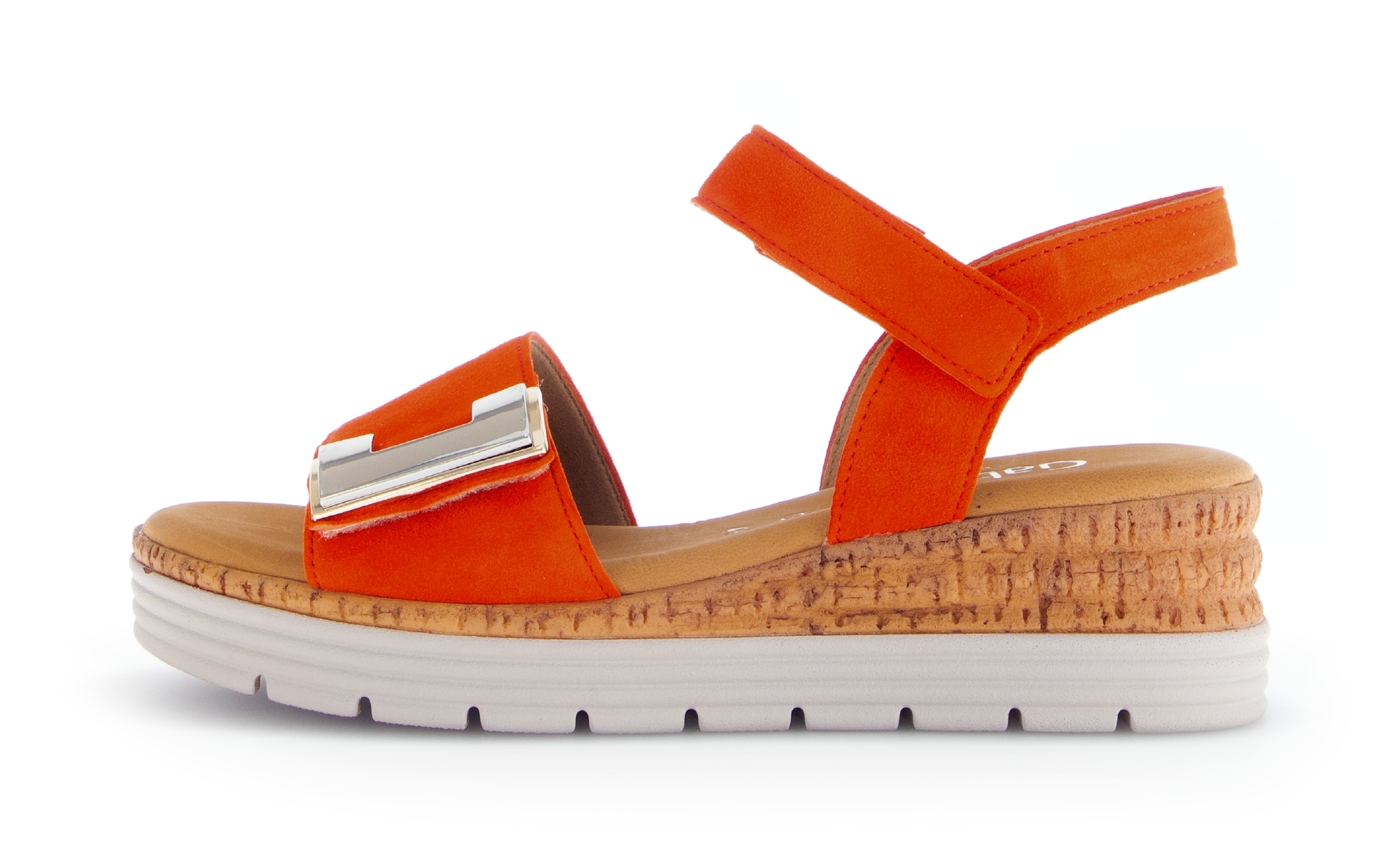 Gabor Keilsandalette »GENUA«, Riemchensandale, Komfortschuh, Schmuckelement, G-Weite