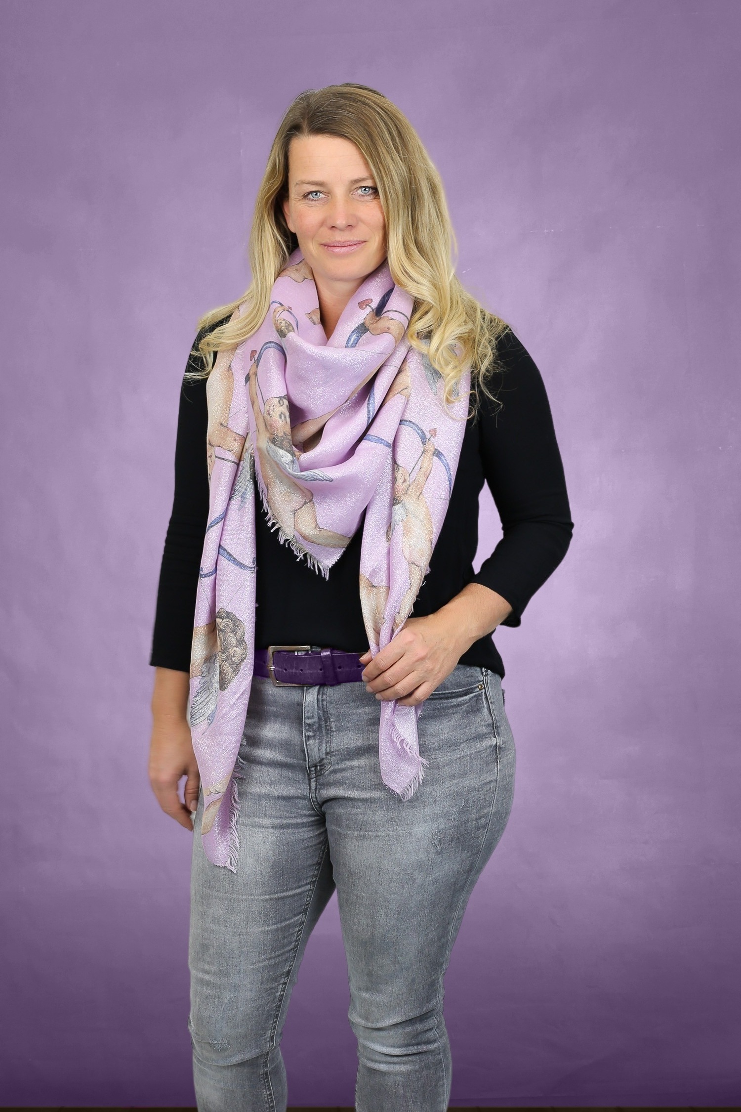 COLLEZIONE ALESSANDRO XXL-Schal "Amor" 1 Stk. im XXL-Format mit Engeln Amor günstig online kaufen