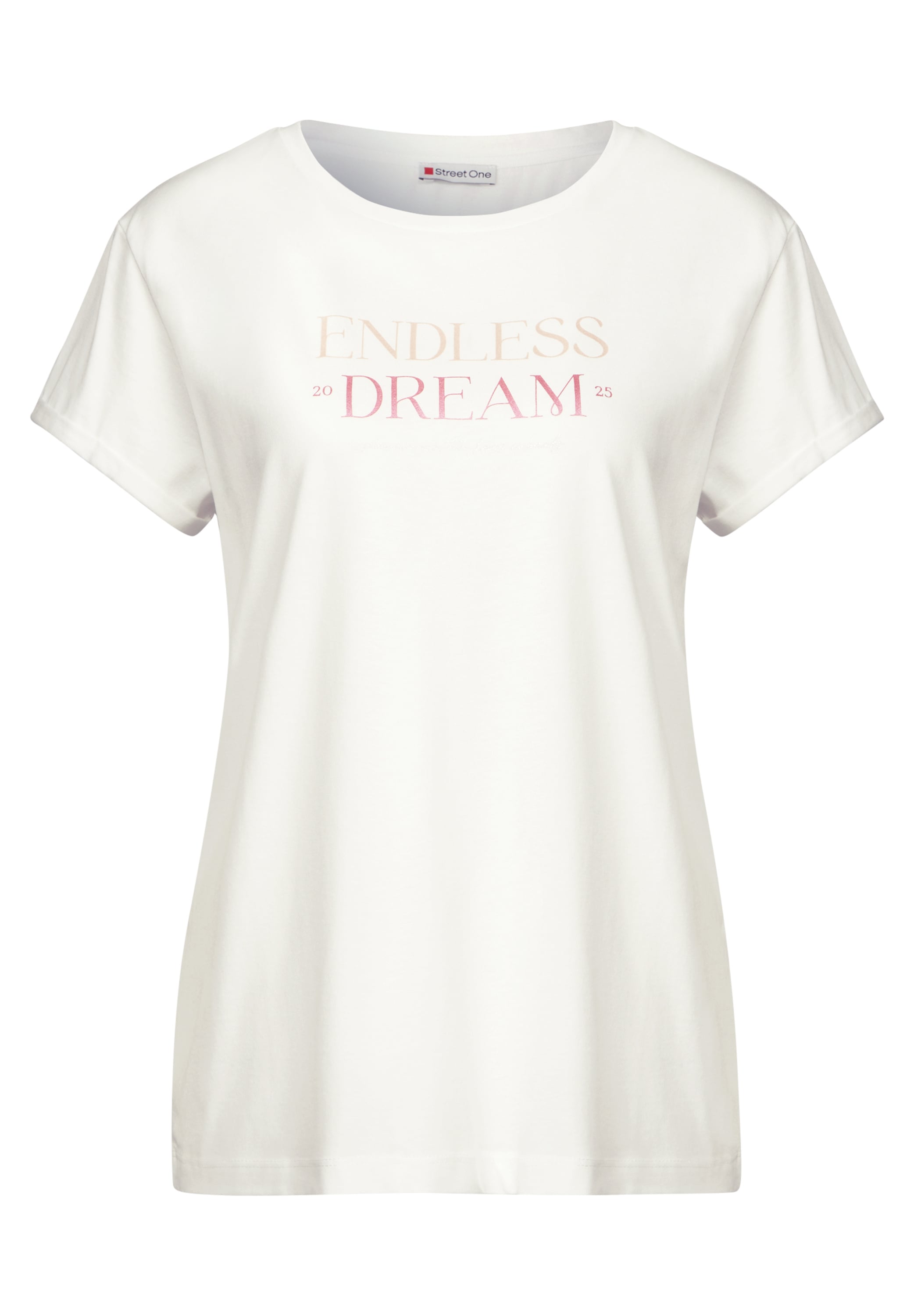 STREET ONE T-Shirt, mit Rundhalsausschnitt