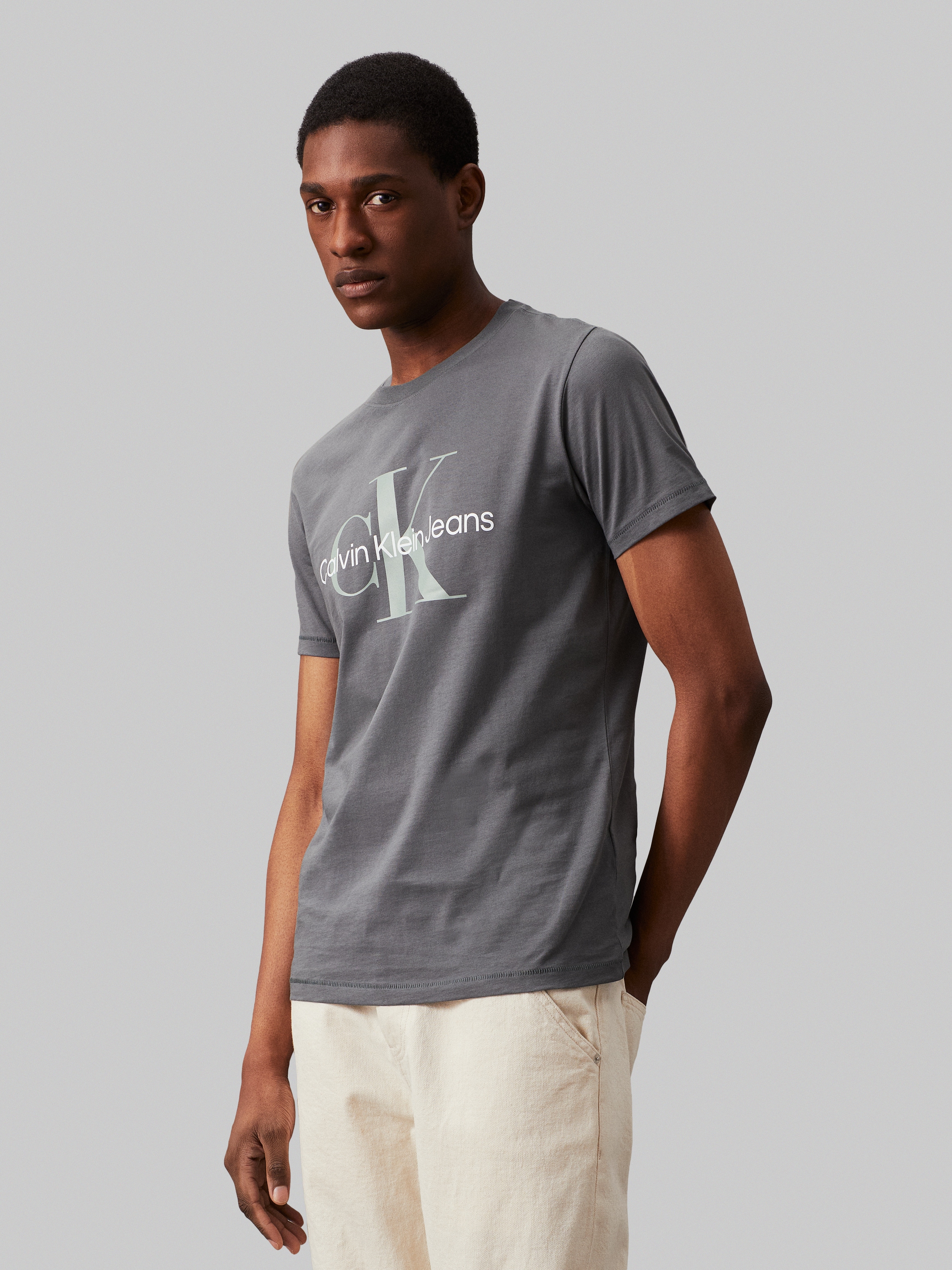 Calvin Klein Jeans T-Shirt "SEASONAL MONOLOGO TEE", mit großem Logodruck günstig online kaufen