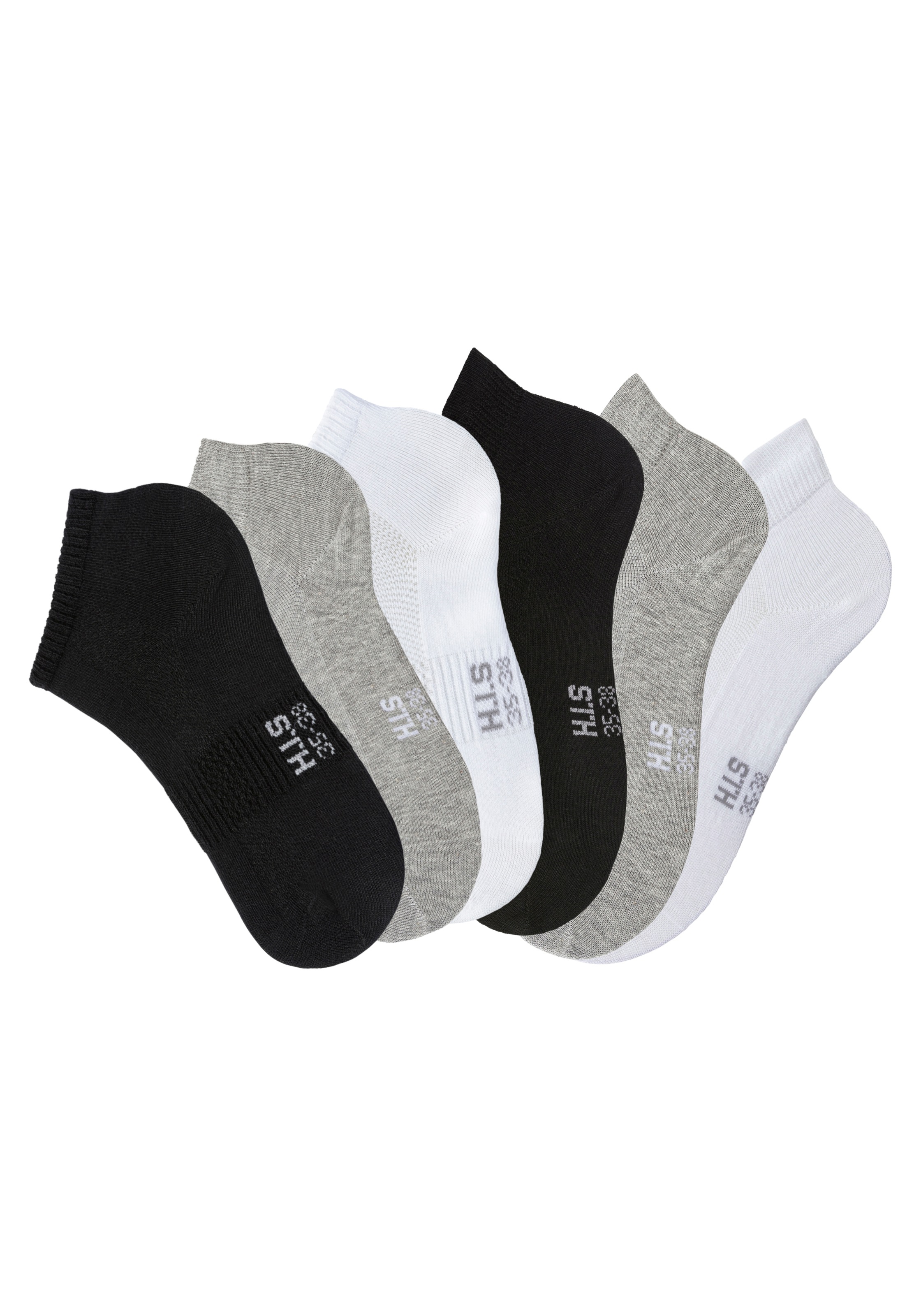 H.I.S Sportsocken Packung, 6 Stk. tlg. Kurzsocken und Sneakersocken in eine günstig online kaufen