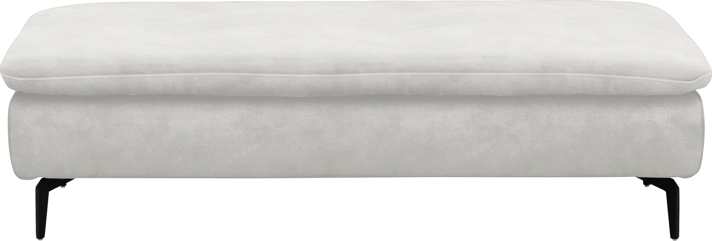 W.SCHILLIG Ecksofa »valentinoo, Designsofa, bequem, elegant und zeitlos, L-Form«, (Set), inklusive Hocker, mit Sitztiefenverstellung, Breite 299 cm