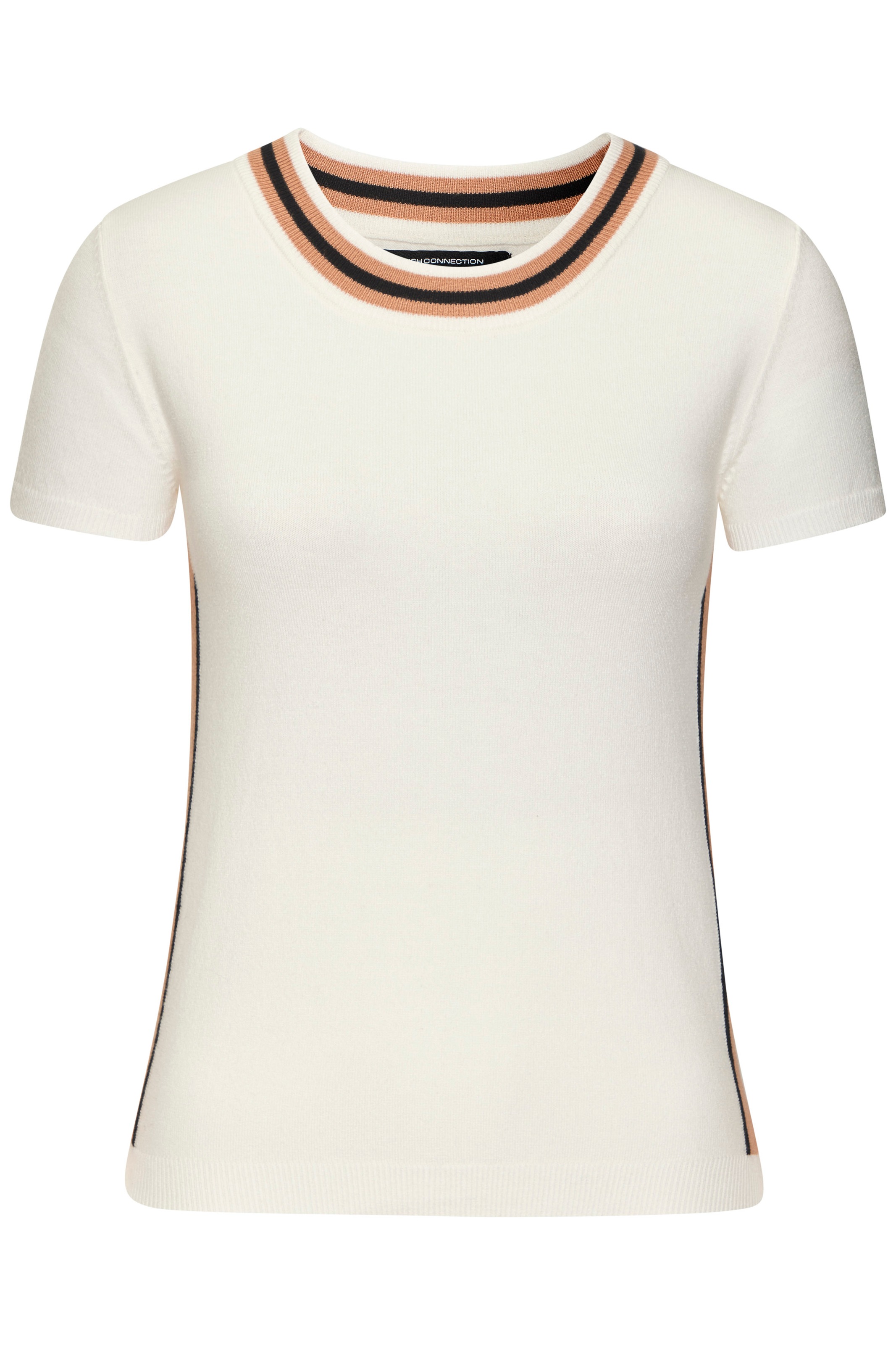 French Connection T-Shirt, mit Konstraststreifen günstig online kaufen