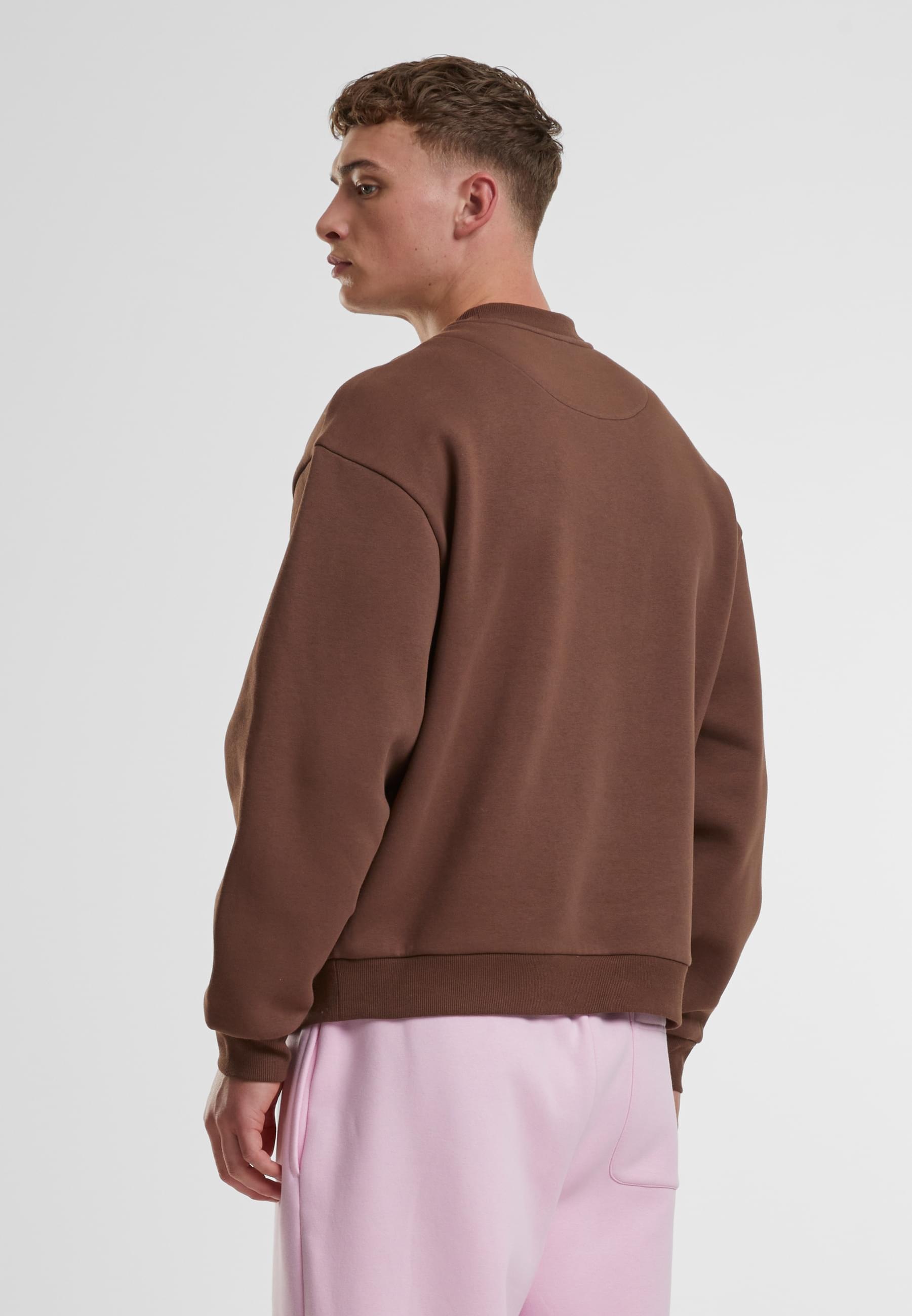 URBAN CLASSICS Rundhalspullover »Urban Classics Fluffy Crewneck«, (1 tlg.)