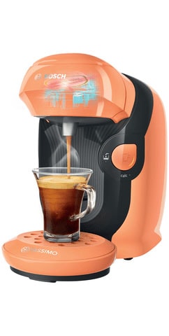 TASSIMO Kapselmaschine »Tassimo Style TAS1106, über 70 Getränke, platzsparend«, geeignet für alle Tassen, Wassertank 0,7 L, apricot/anthrazit