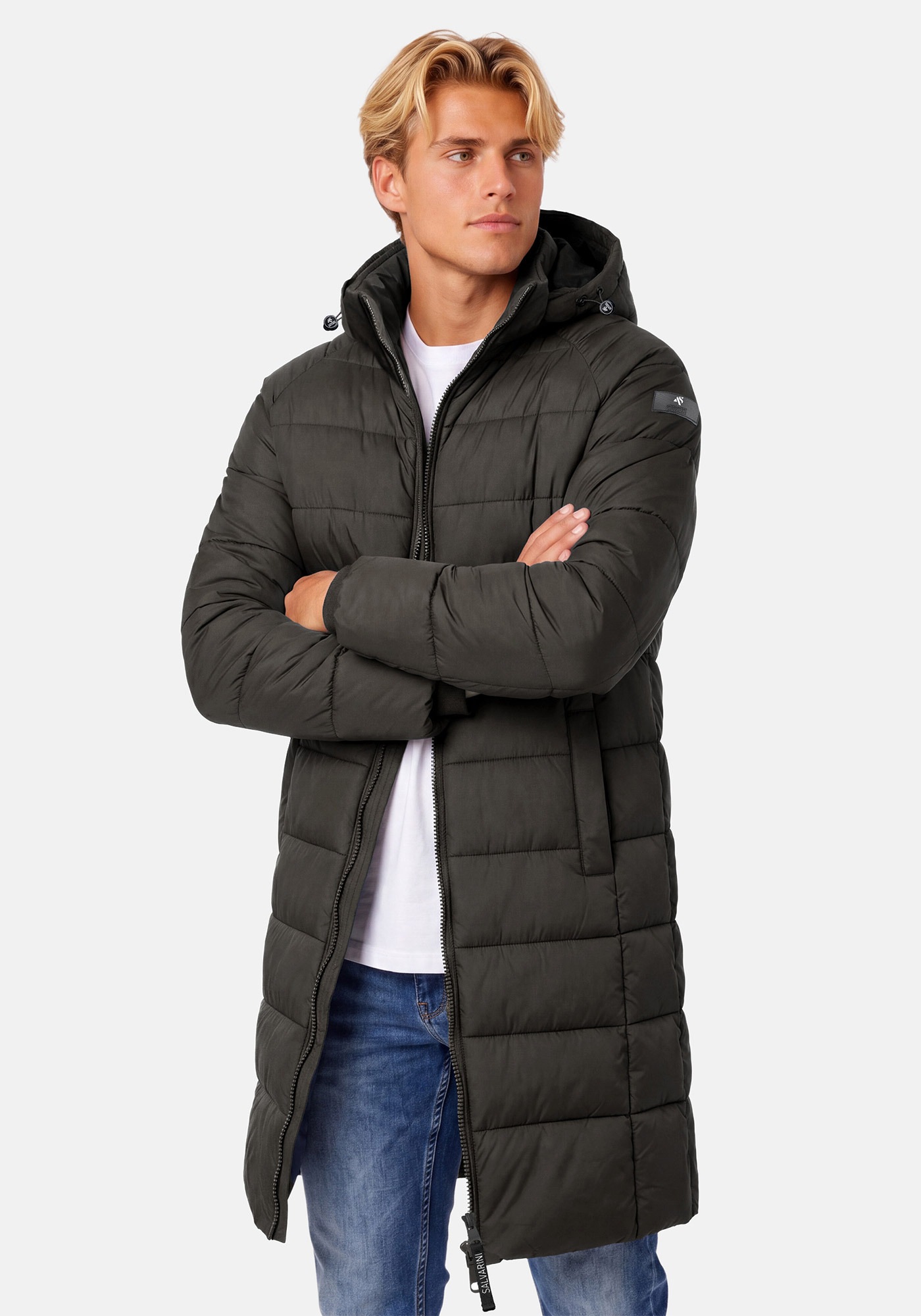 Alessandro Salvarini Winterjacke »ASLoongi« mit warmem Teddyfell und abnehmbarer Kapuze