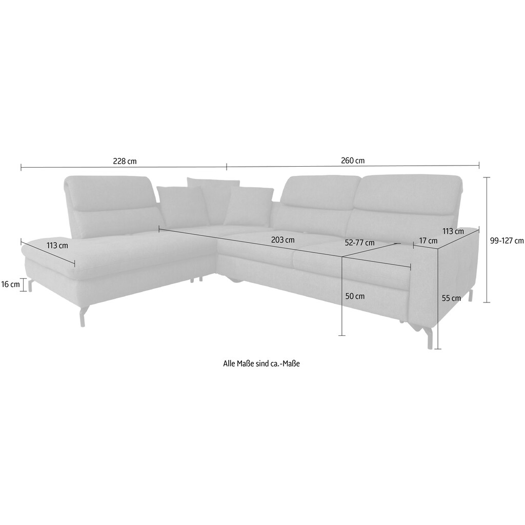 ADA trendline Ecksofa »Louis«