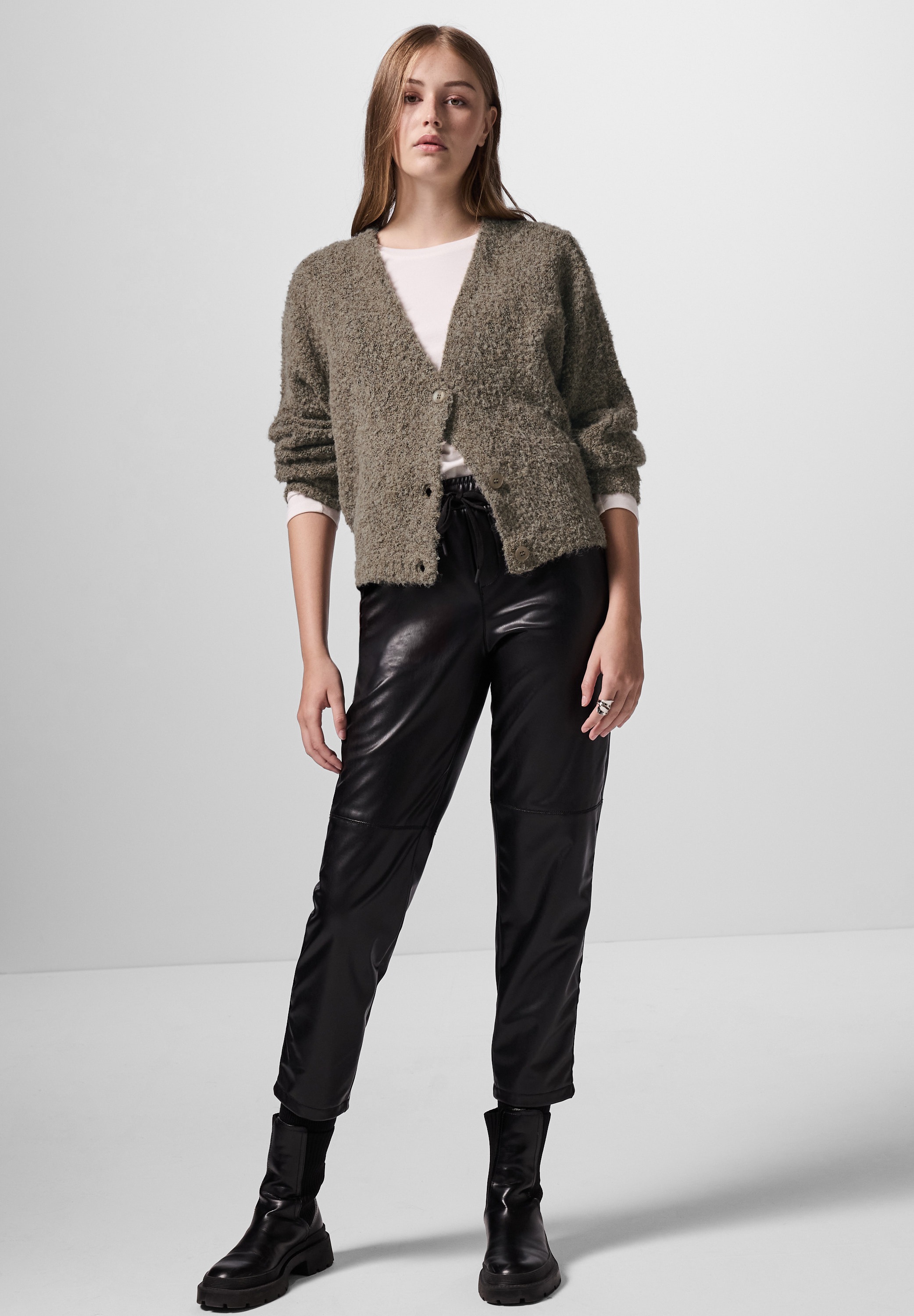 STREET ONE STUDIO Cardigan, mit Knopfleiste