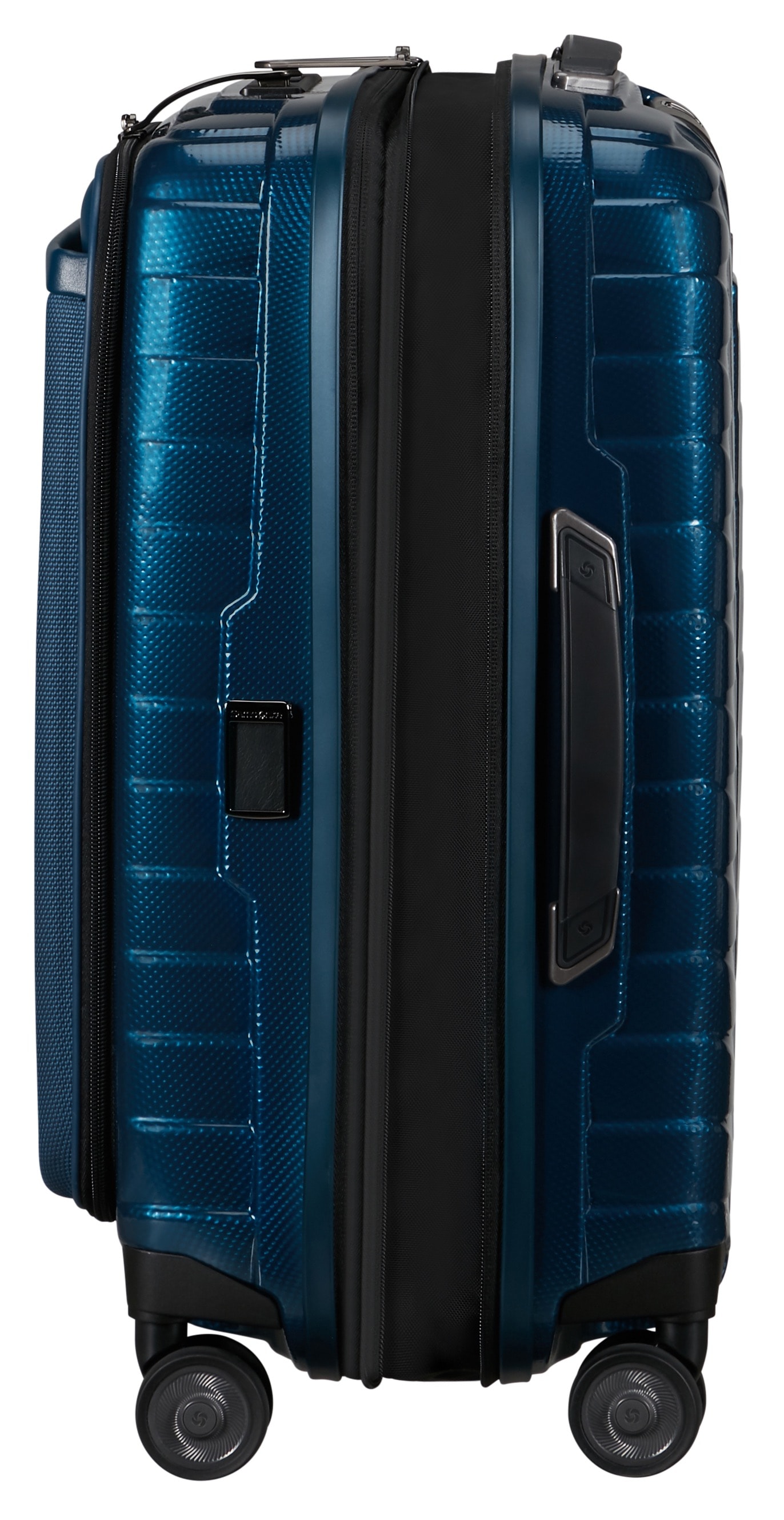 Samsonite Hartschalen-Trolley »PROXIS 55 EXP easy access« 42 l 4 Rollen Handgepäck Hartschalenkoffer Volumenerweiterung Laptopfach