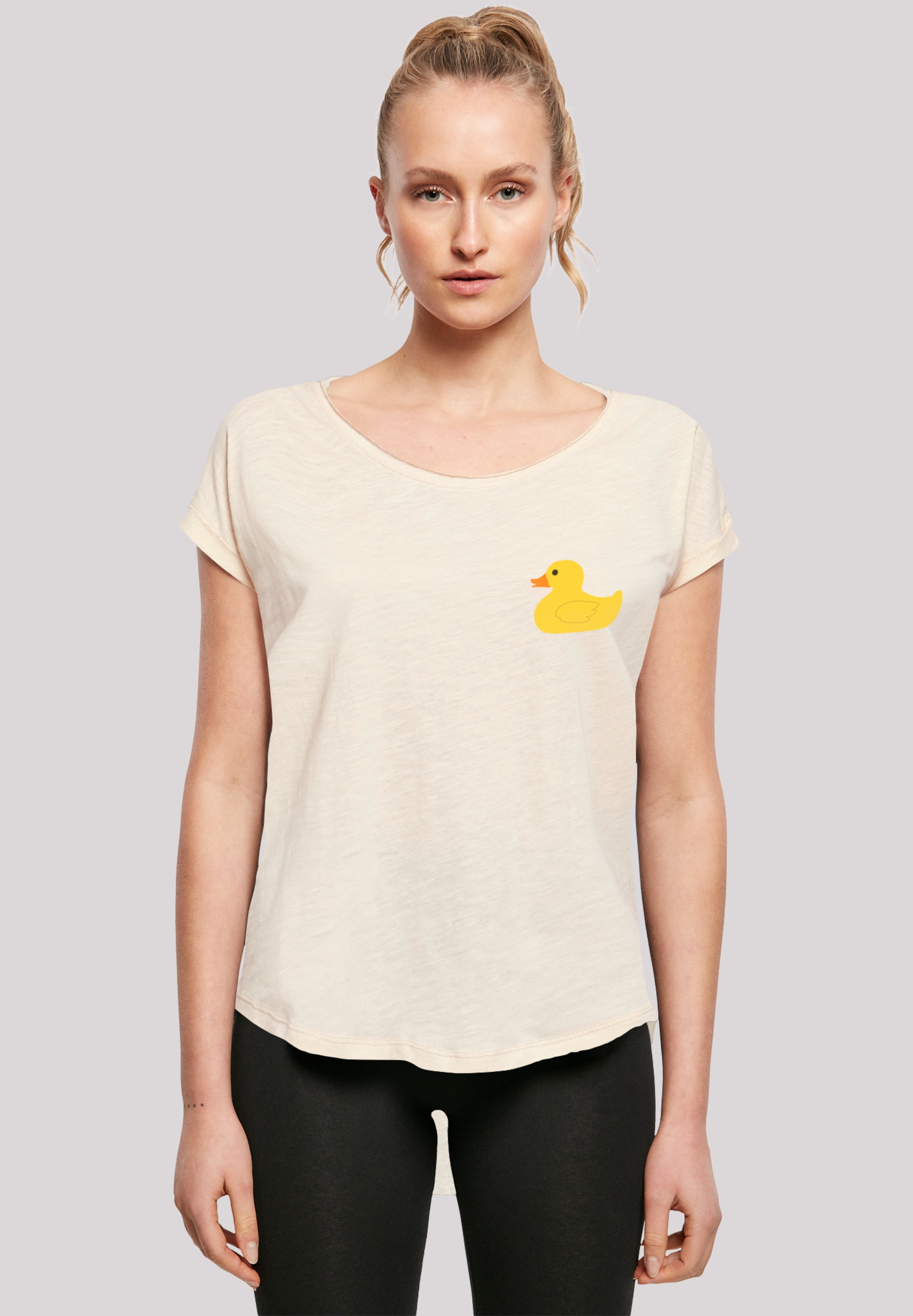 F4NT4STIC T-Shirt "Yellow Rubber Duck LONG", Print günstig online kaufen