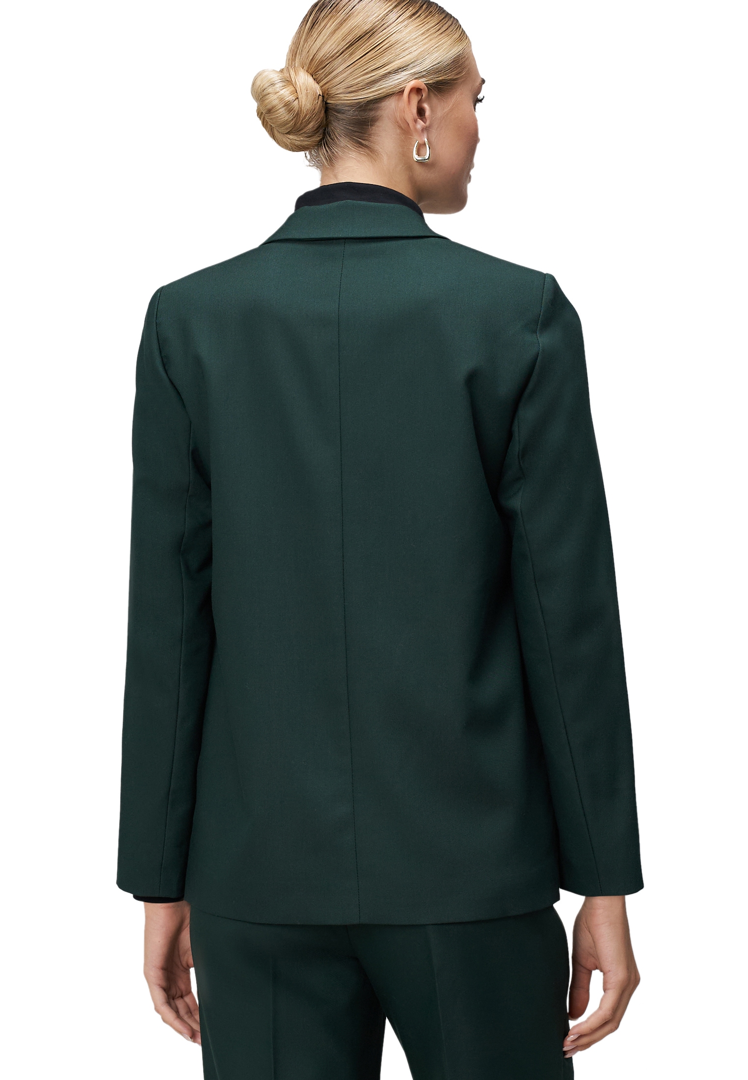 Zero Jackenblazer »zero Damen Longblazer mit Paspeltaschen«, Plain/ohne Details