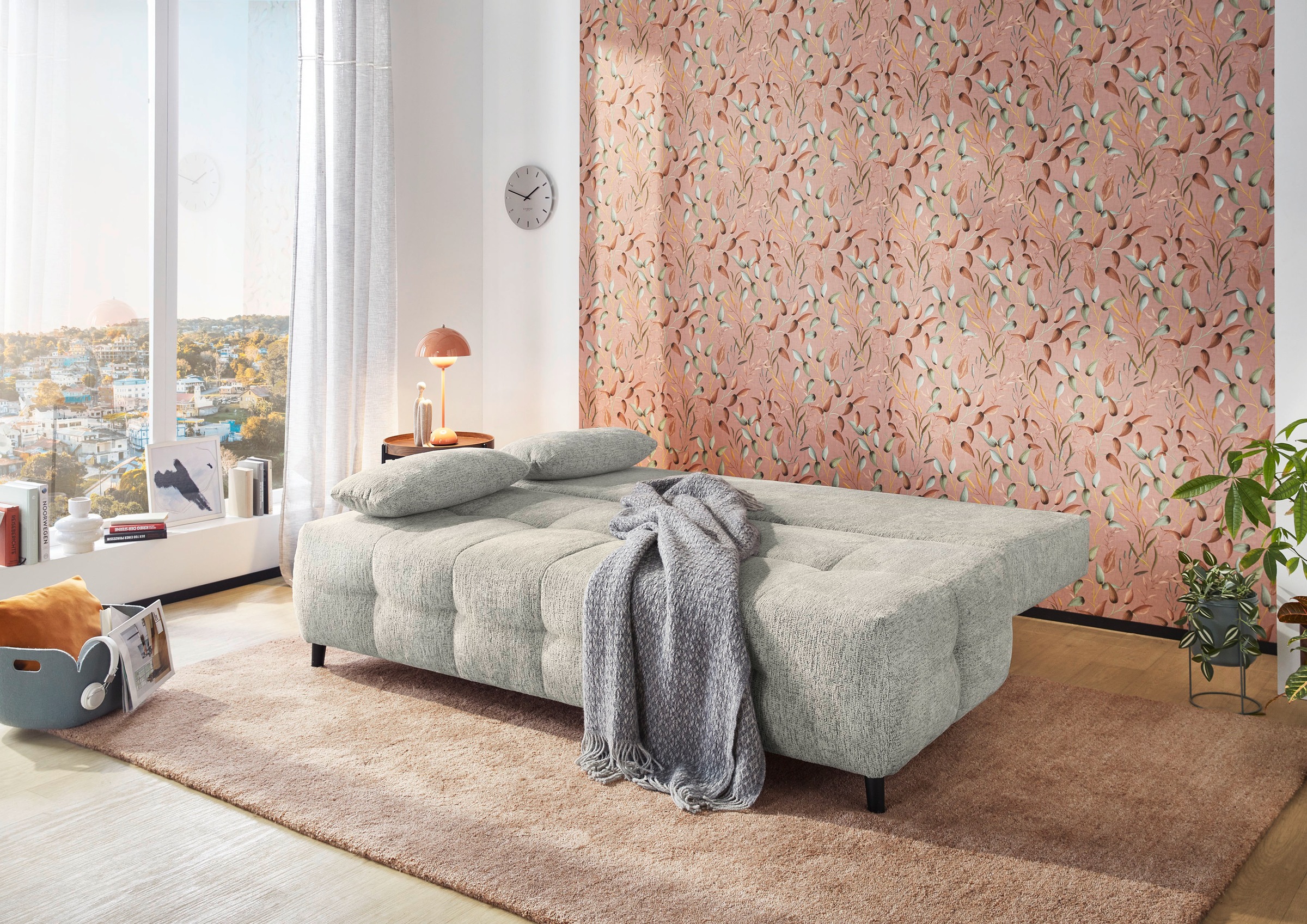 Jockenhöfer Gruppe Schlafsofa "Phil, B: 207 cm, Liegefl. 150x200 cm" mit Be günstig online kaufen