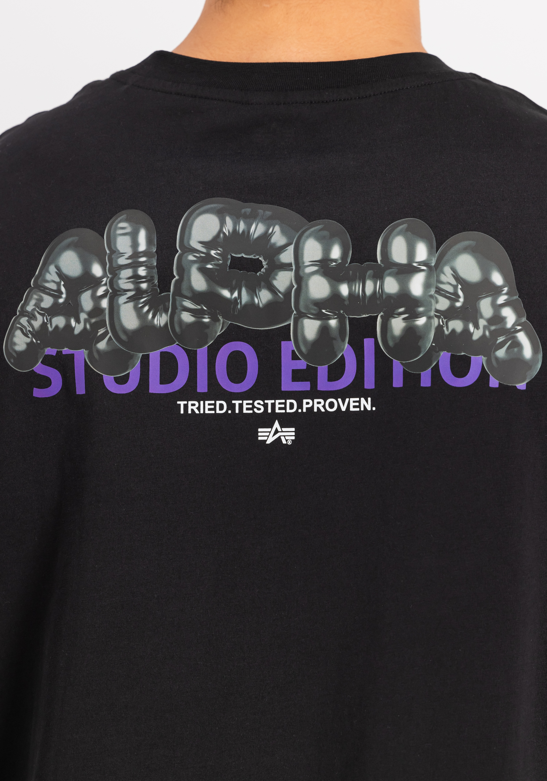 Alpha Industries T-Shirt »Studio Bubble Backprint T-Shirt«