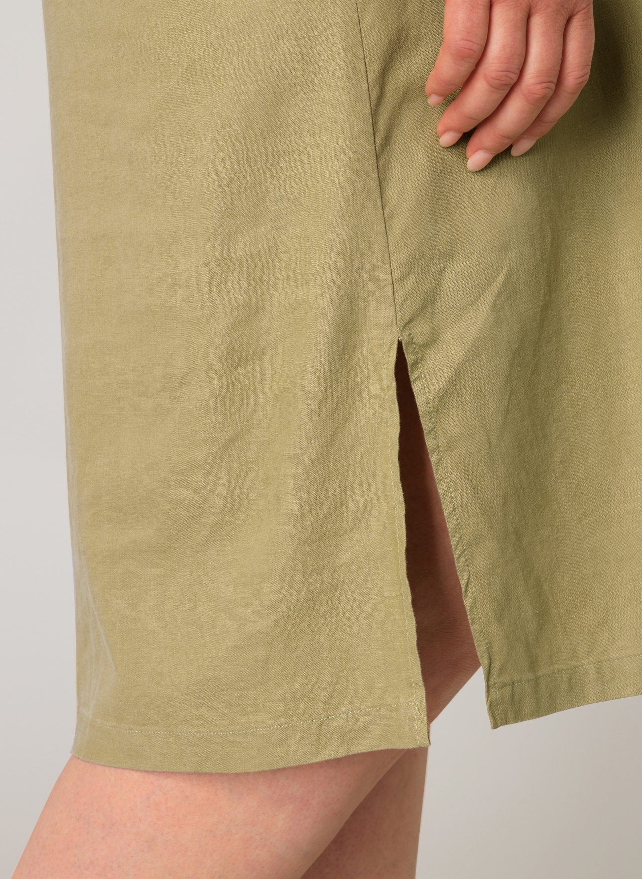 Base Level Curvy Tunikakleid »Yacinthe«, mit Leinen