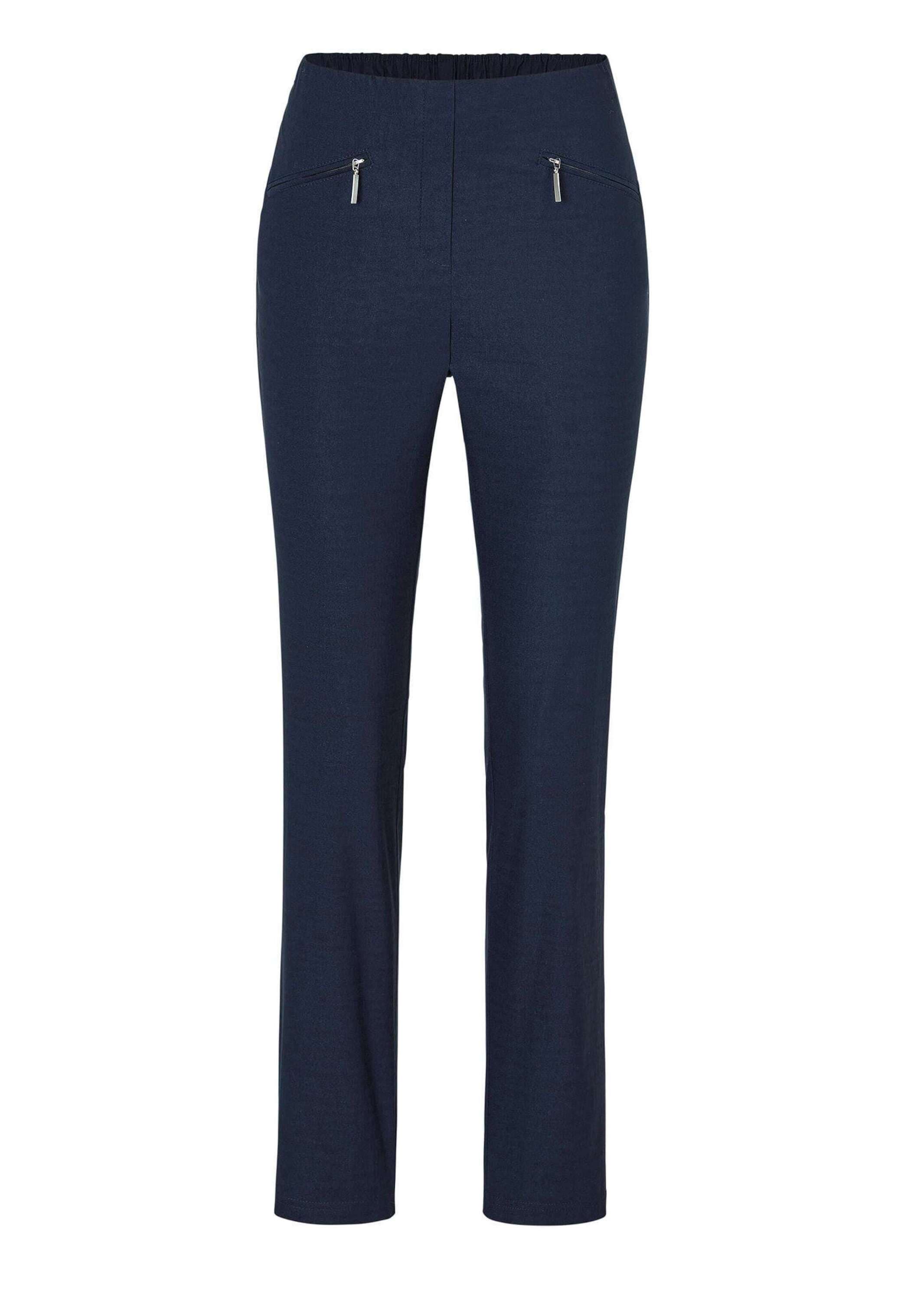 GOLDNER 2-in-1-Hose "Kurzgröße Schlupfhose LOUISA mit Steppnähten" Ohne