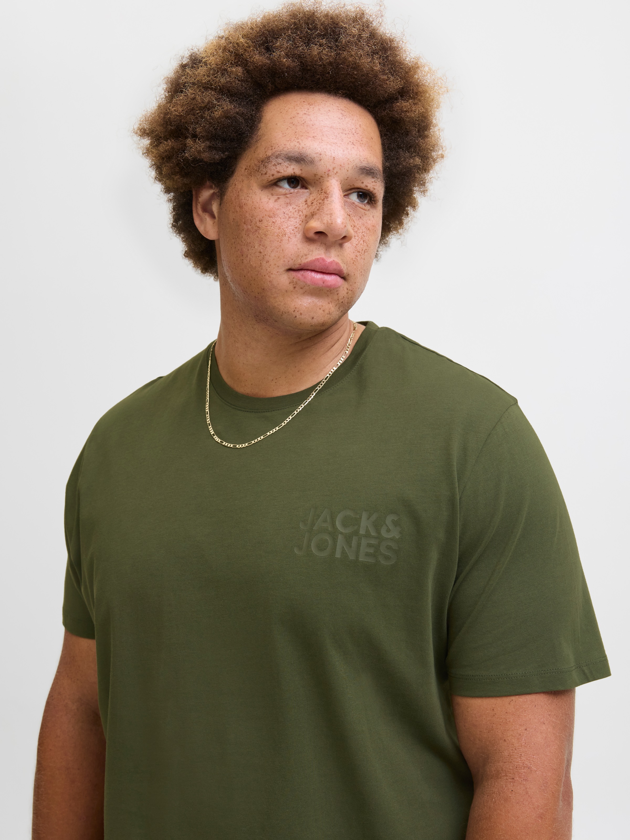 Jack & Jones PlusSize "JJECORP LOGO TEE SS O-NECK NOOS PLS" Baumwolle, regu günstig online kaufen