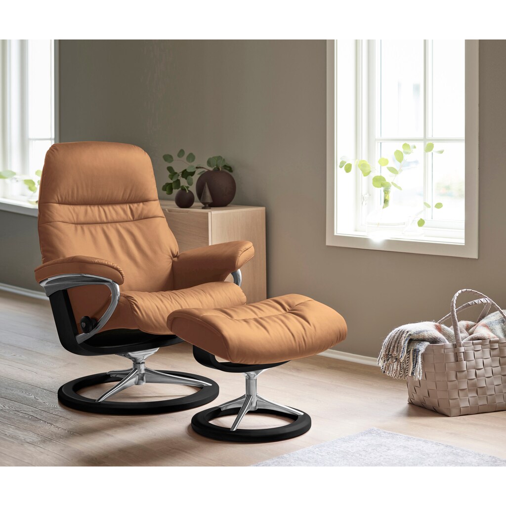 Stressless® Relaxsessel »Sunrise«, (Set, Relaxsessel mit Hocker)