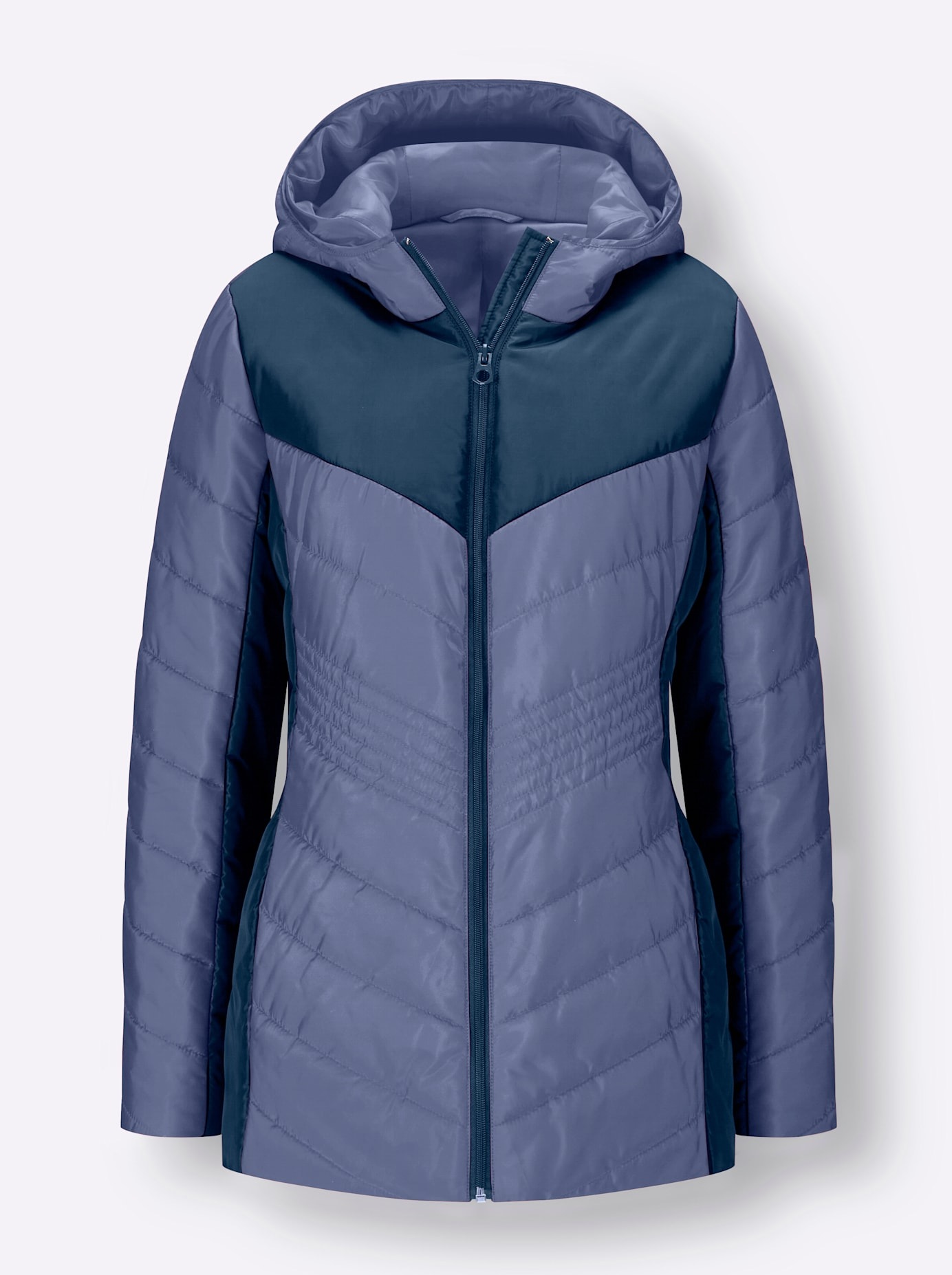 Classic Basics Steppjacke, mit Kapuze