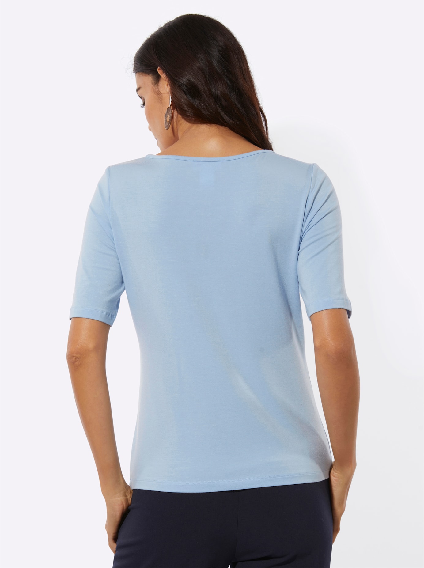 Thumbnail - creation L Kurzarmshirt "Lyocell-Shirt" 1 tlg. tlg.