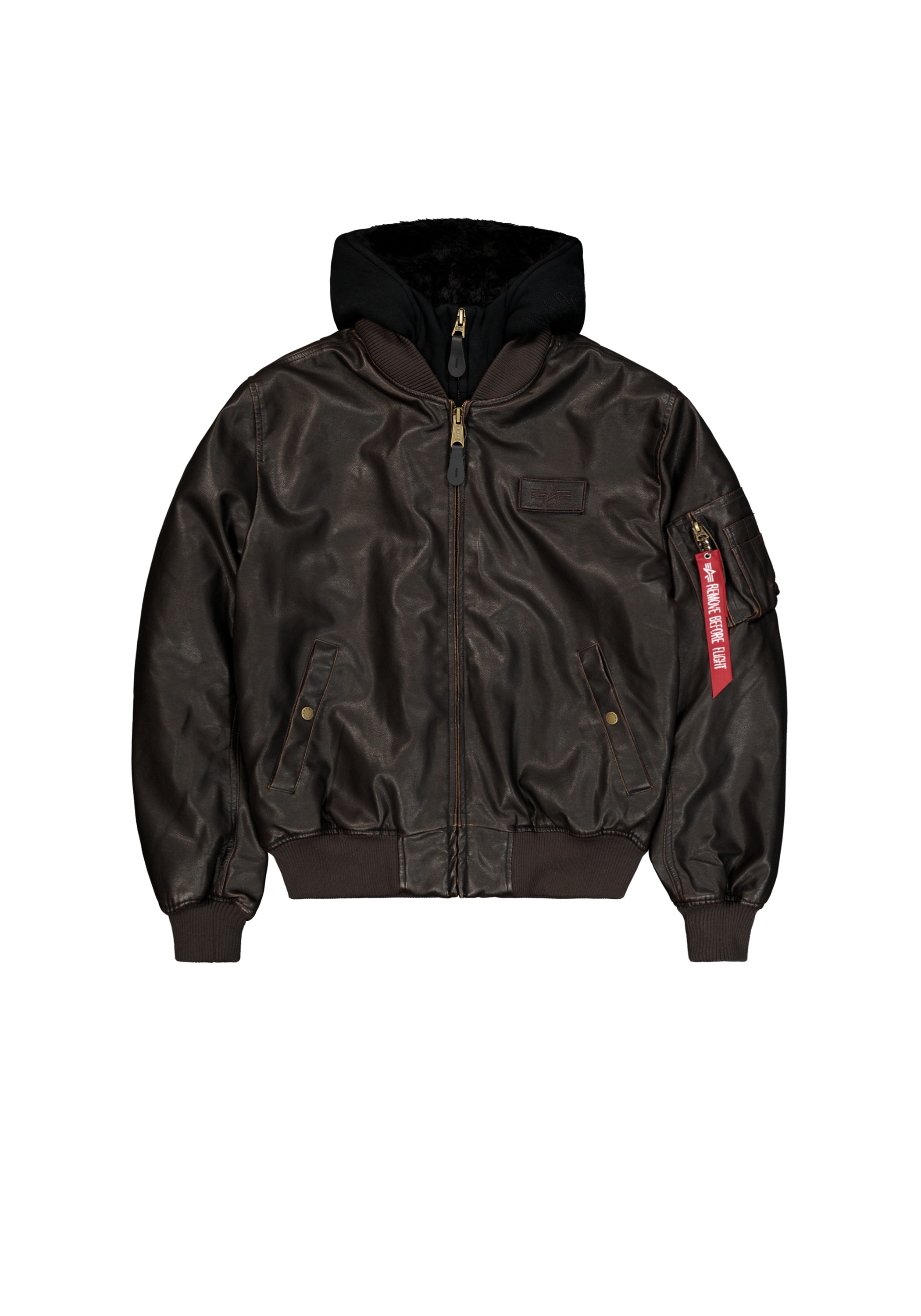 Alpha Industries Lederjacke "MA-1 D-Tec Faux Lether" günstig online kaufen