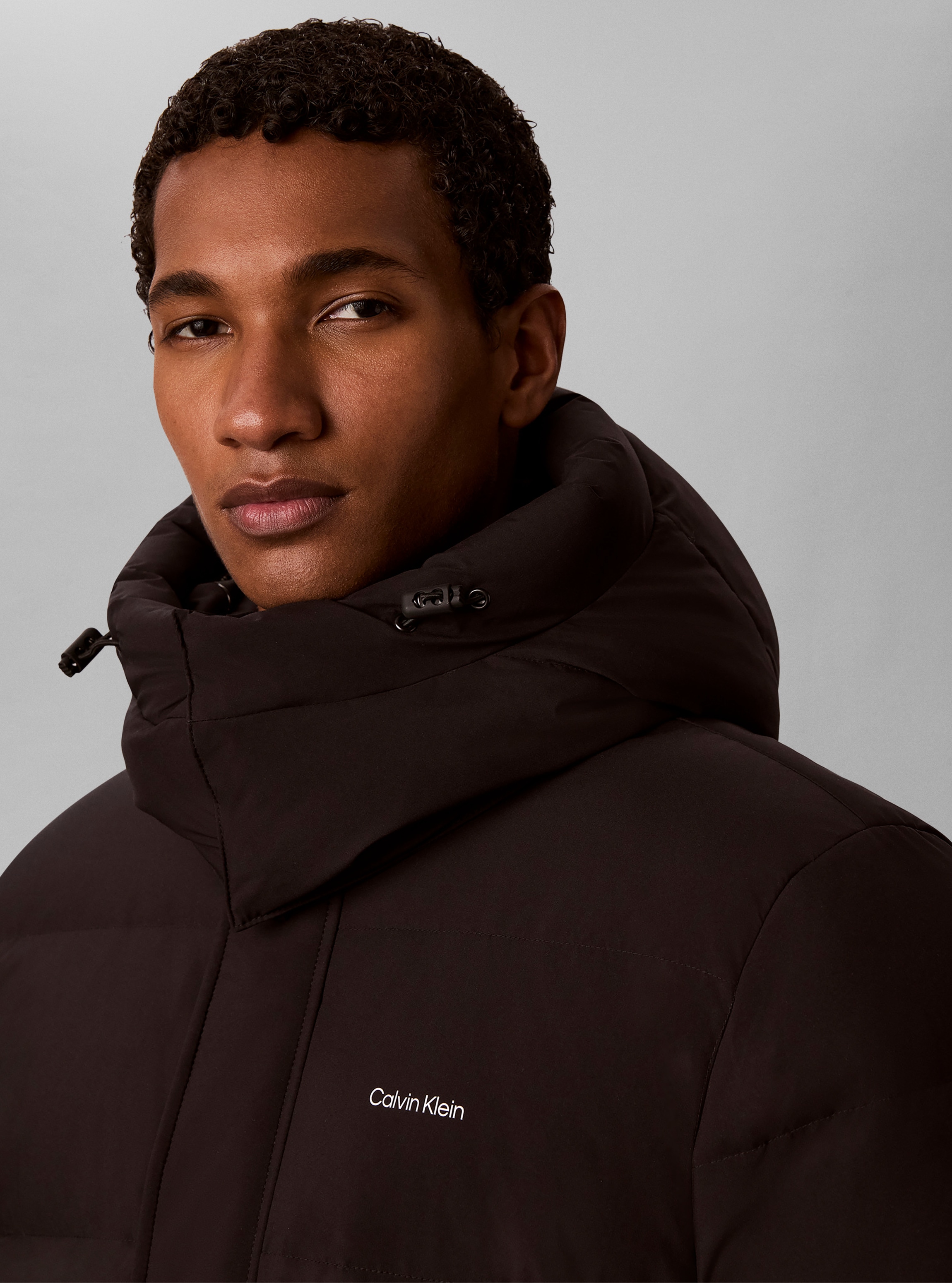 Calvin Klein Steppmantel »LS CLASSIC BONDED DOWN LONG« Regular fit mit Kapuze