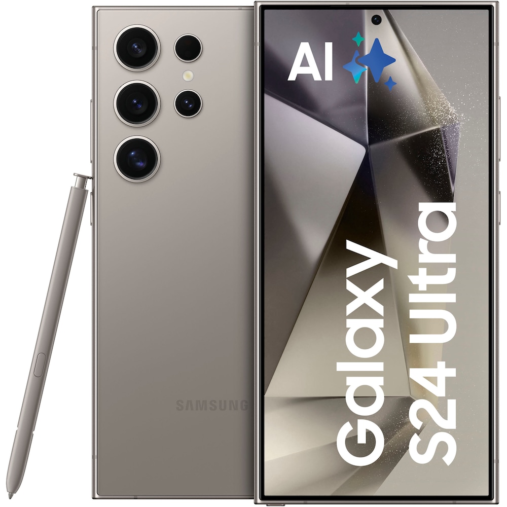 Smartphone »Galaxy S24 Ultra 512GB«, Titanium Gray, 17,25 cm/6,8 Zoll, 512 GB...