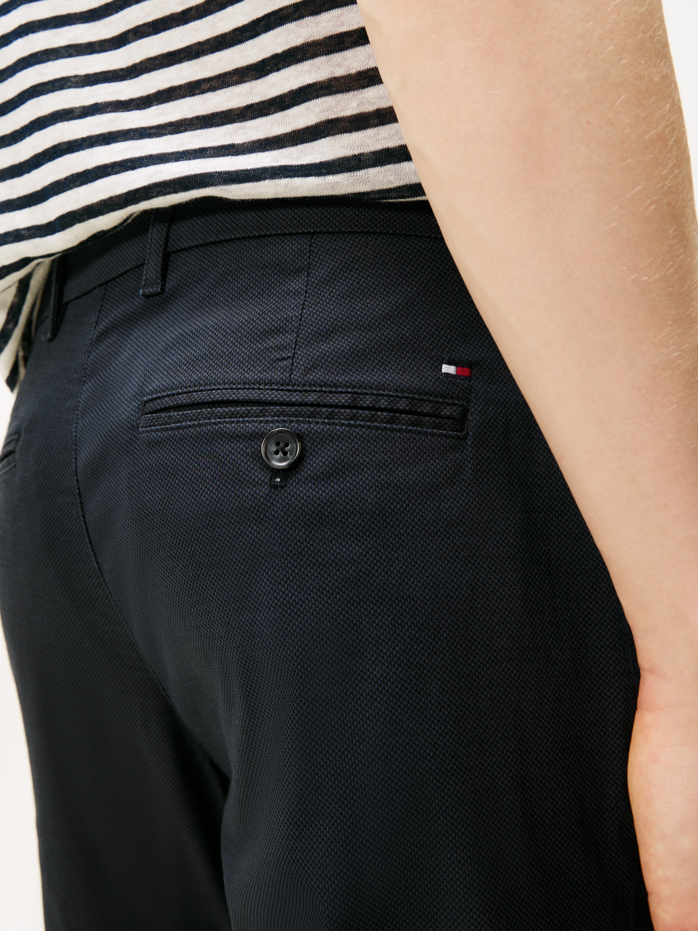 Tommy Hilfiger Chinohose "BLEECKER PRINTED STRUCTURE", Slim FIT günstig online kaufen