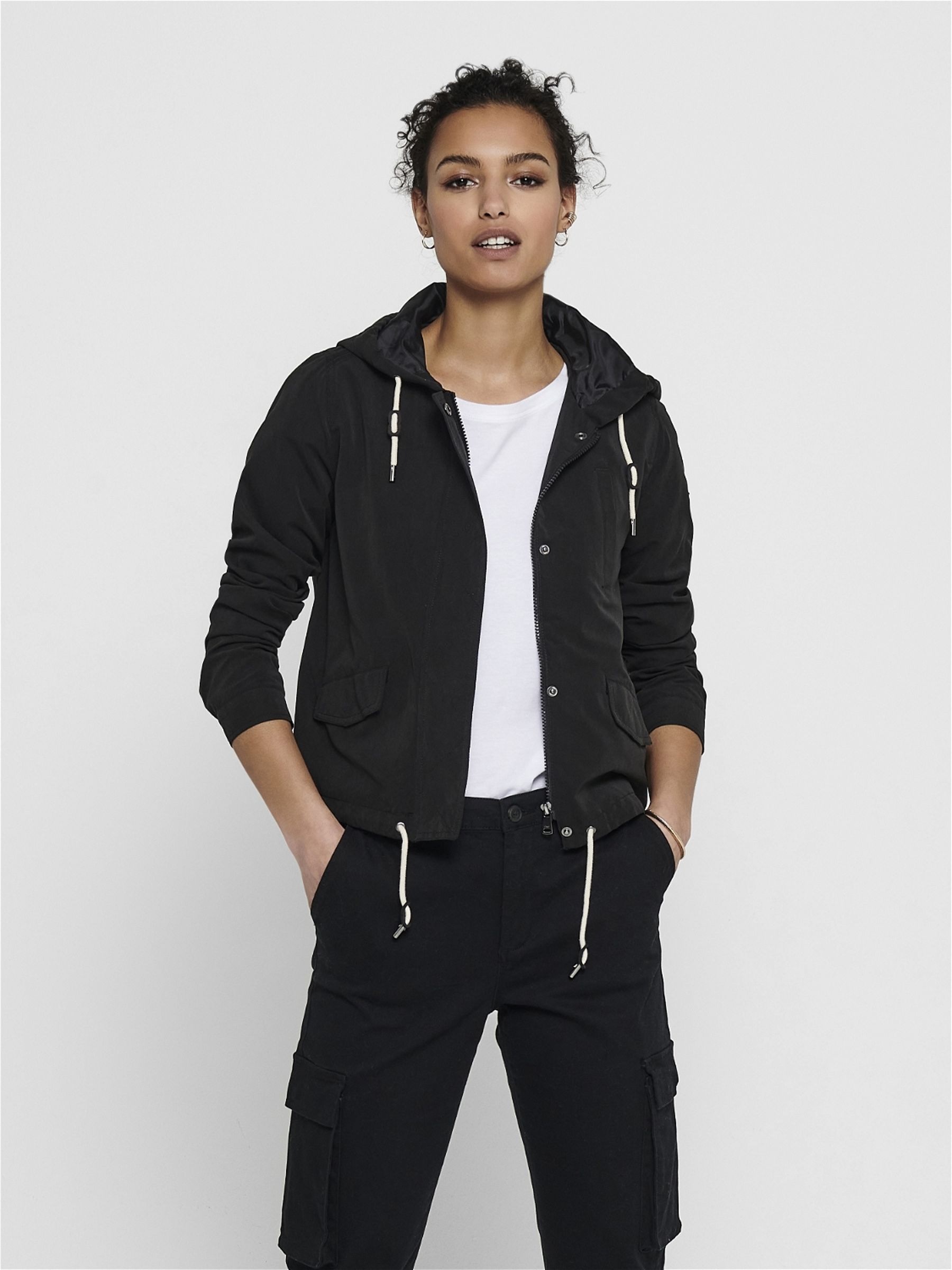ONLY Parka "ONLSKYLAR HOOD SPRING JACKET CC OTW", mit Kapuze, mit günstig online kaufen