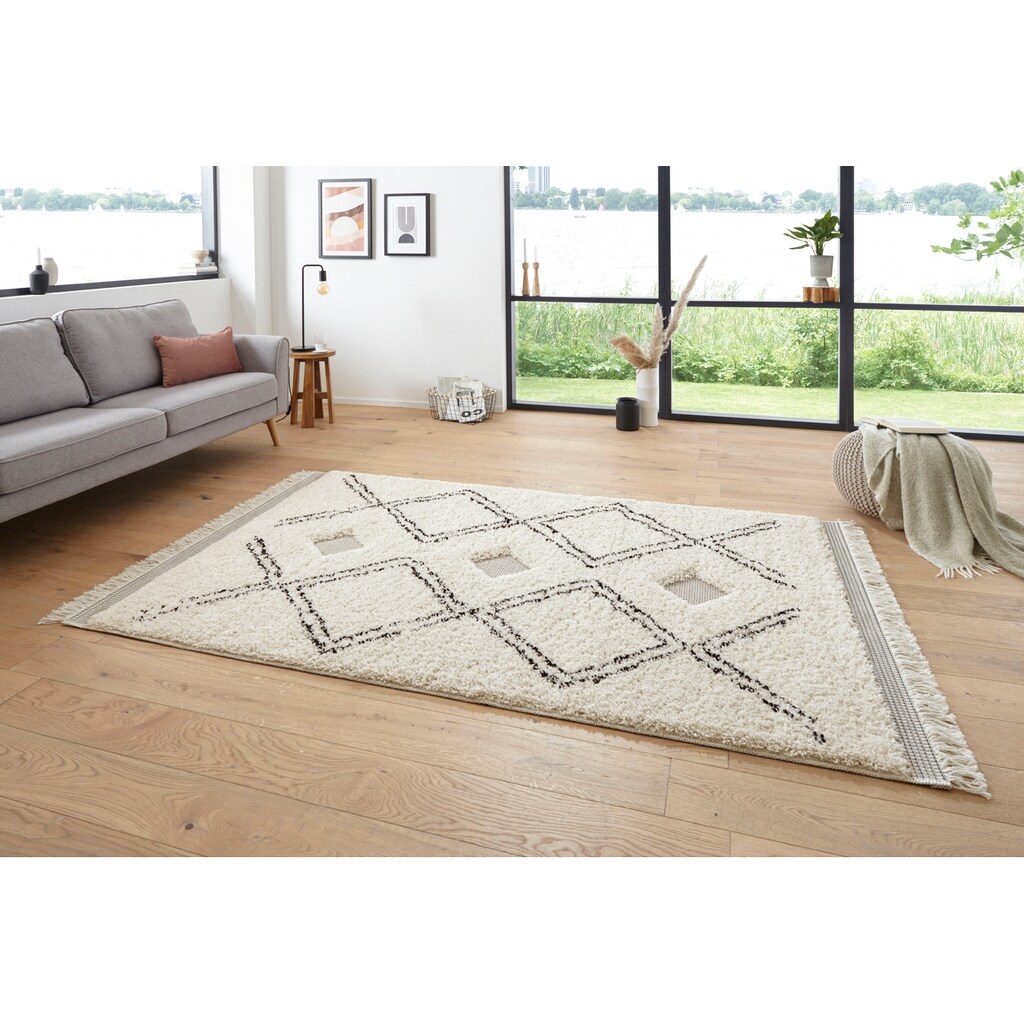 HANSE Home Hochflor-Teppich »Aranos«, rechteckig