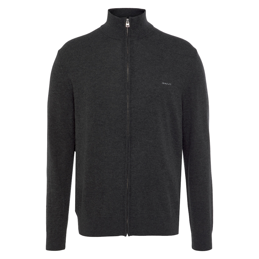 Gant Strickjacke »Extrafine Lambswool Zip Cardigan«