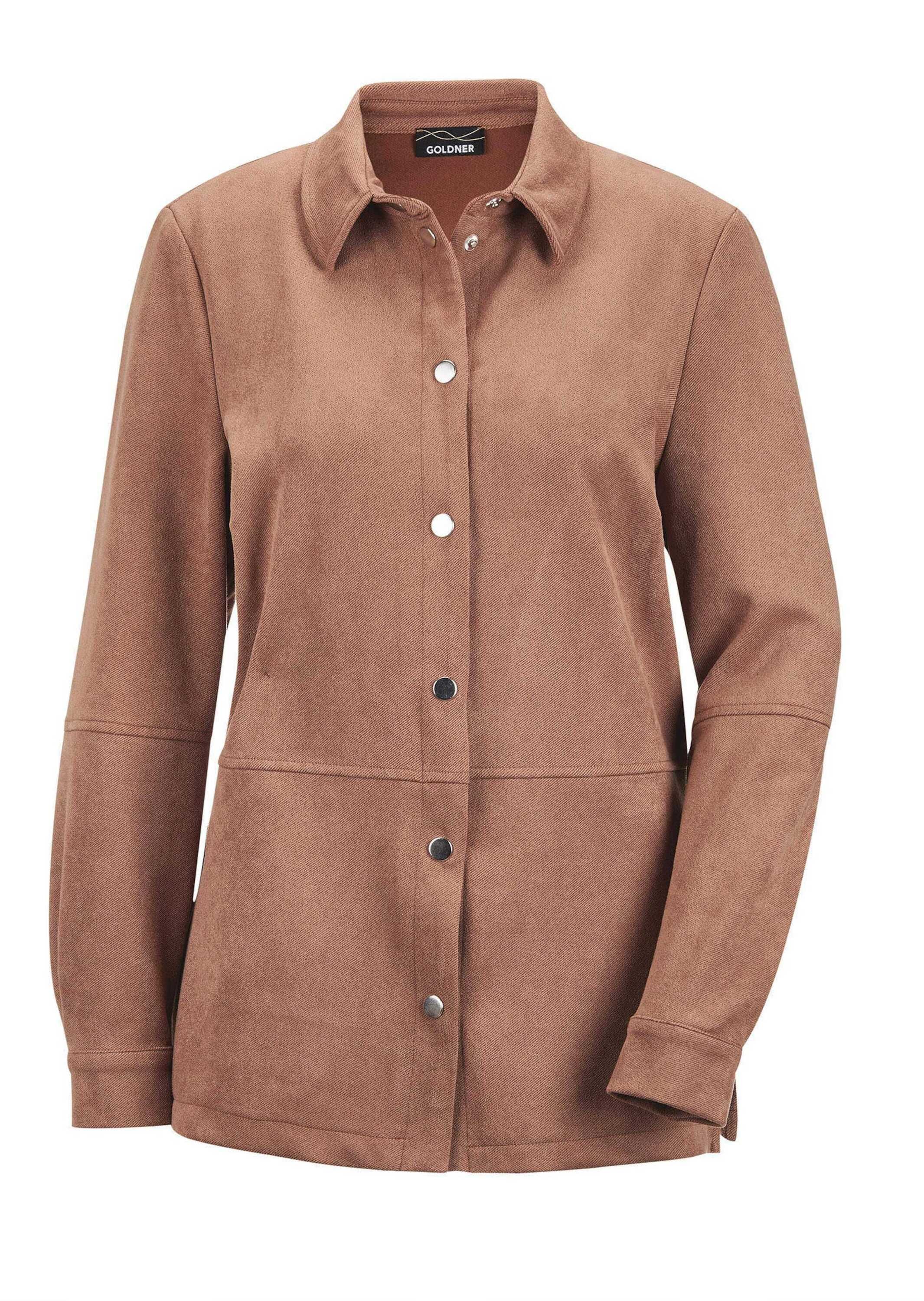 GOLDNER Jackenblazer "Velourslederhemd" Ohne günstig online kaufen