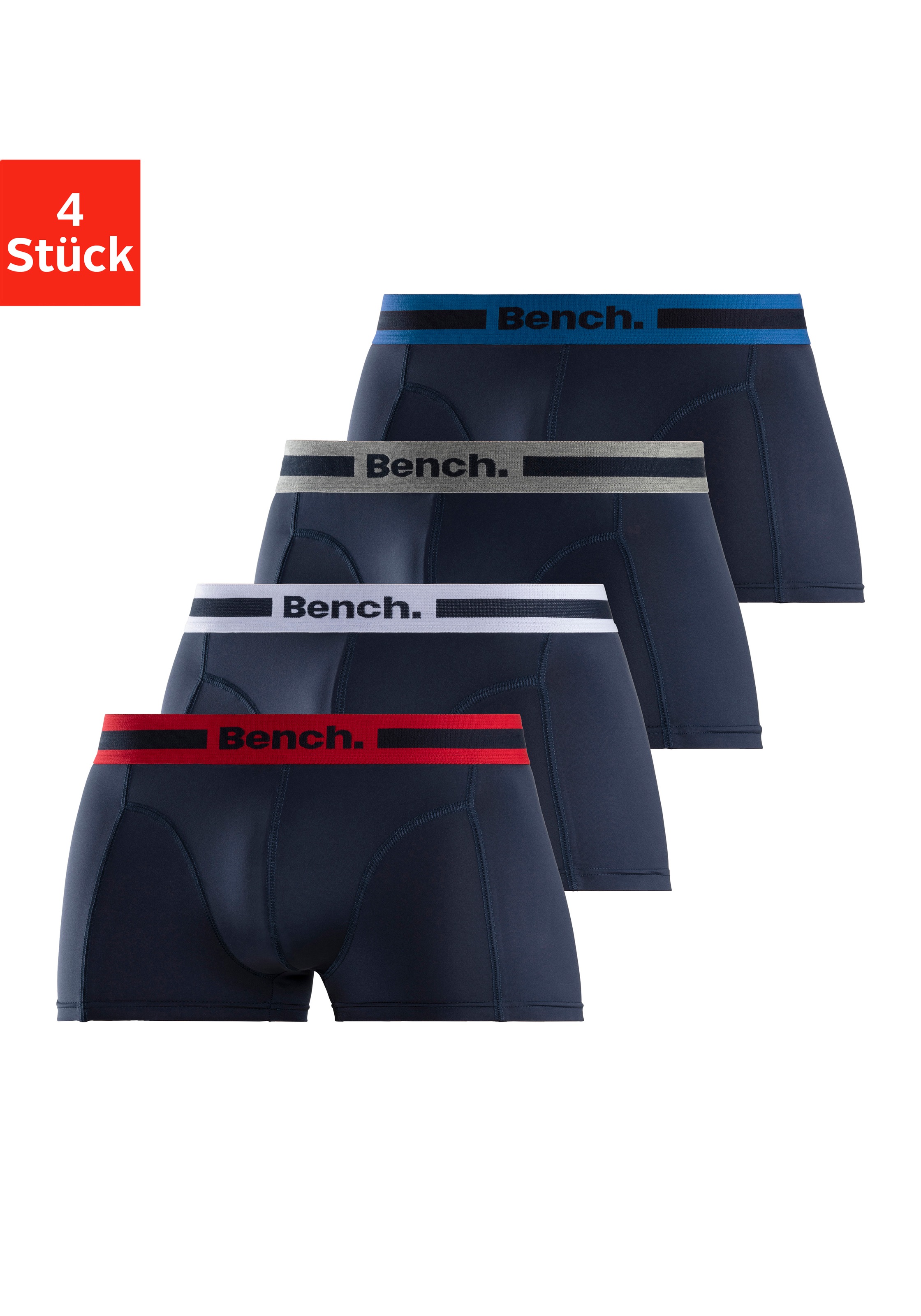 Bench. Funktionsboxer "Boxershorts für Herren" Packung, 4 Stk. Unterhosen a günstig online kaufen